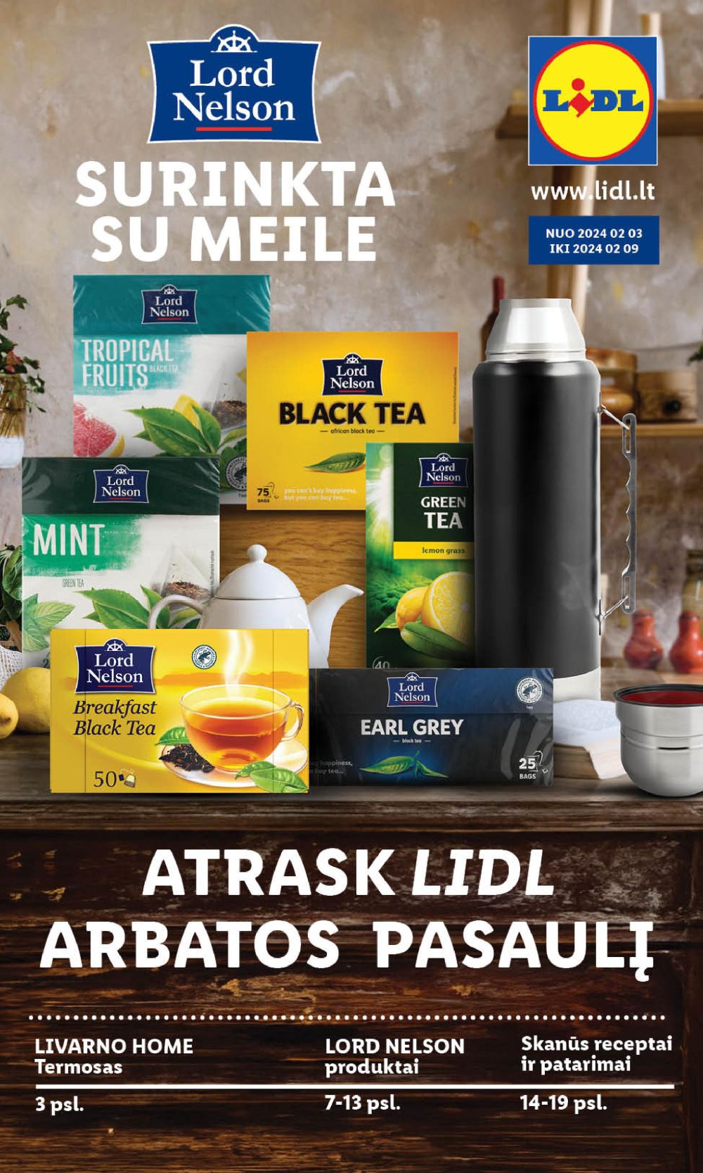 LIDL - Atrask LIDL arbatos pasaulį (2025 02 03 - 2025 02 09)