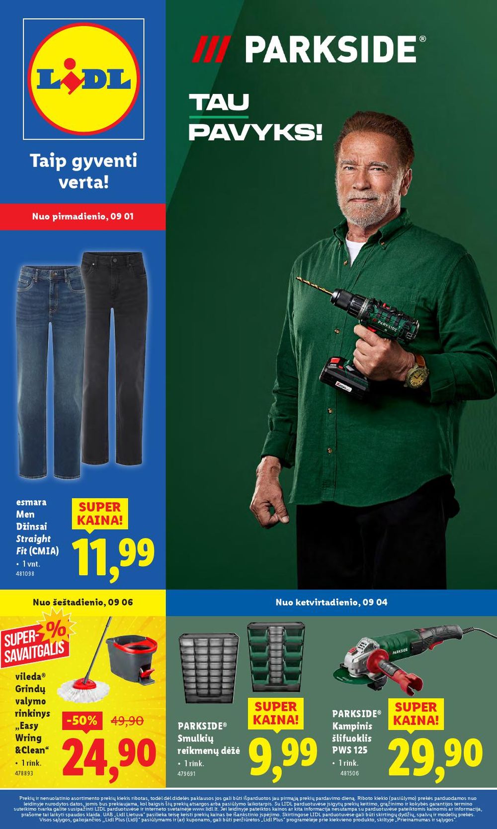 LIDL - Ne maisto prekių pasiūlymai (2025 09 01 - 2025 09 07)