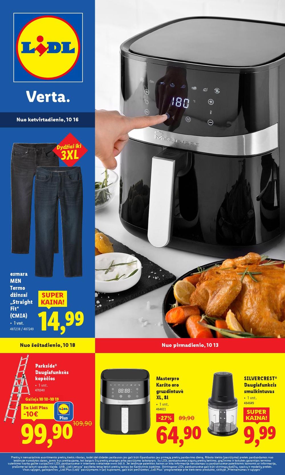 LIDL - Ne maisto prekių pasiūlymai (2025 10 13 - 2025 10 19)