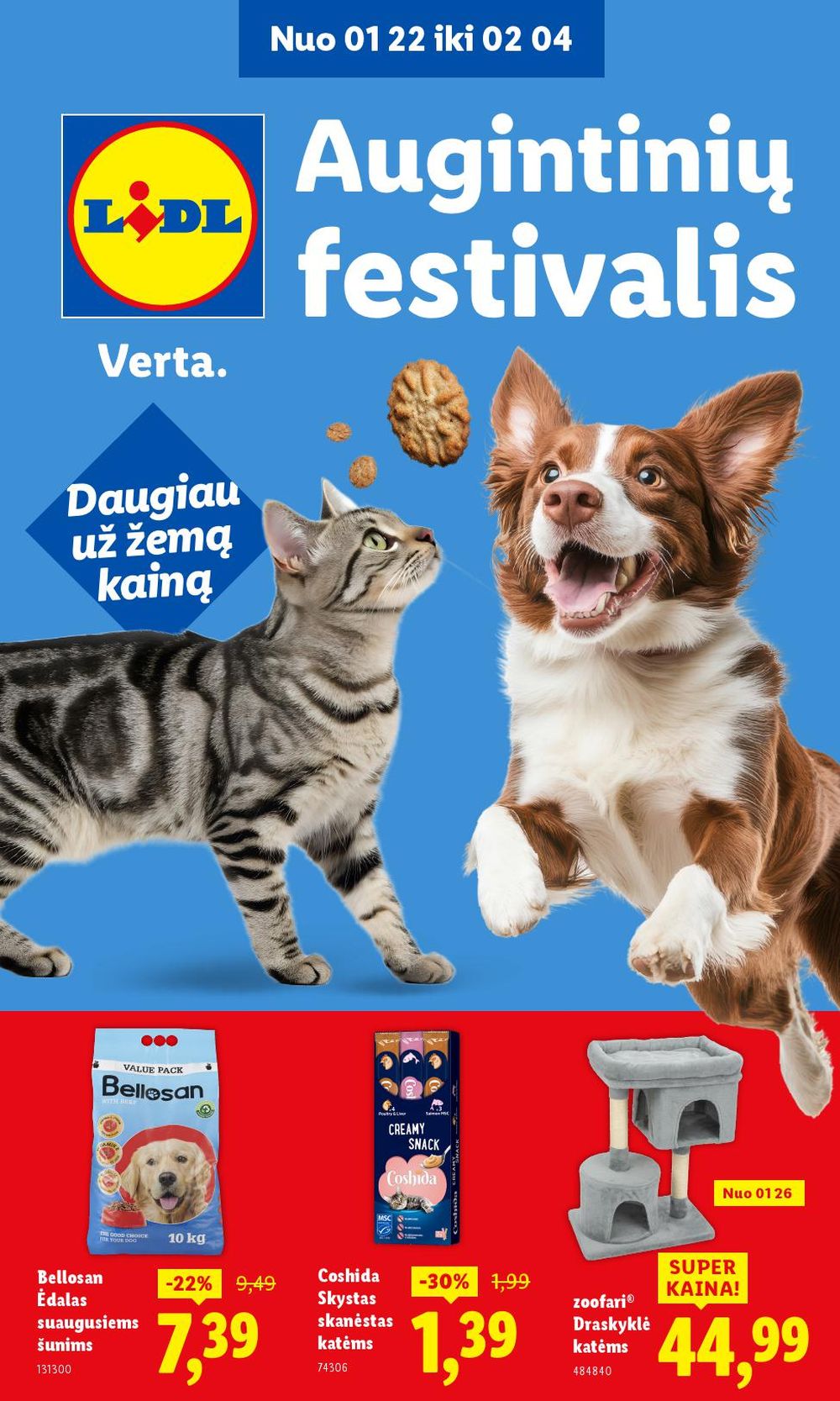 LIDL - Gyvūnų katalogas (2026 01 22 - 2026 02 04)