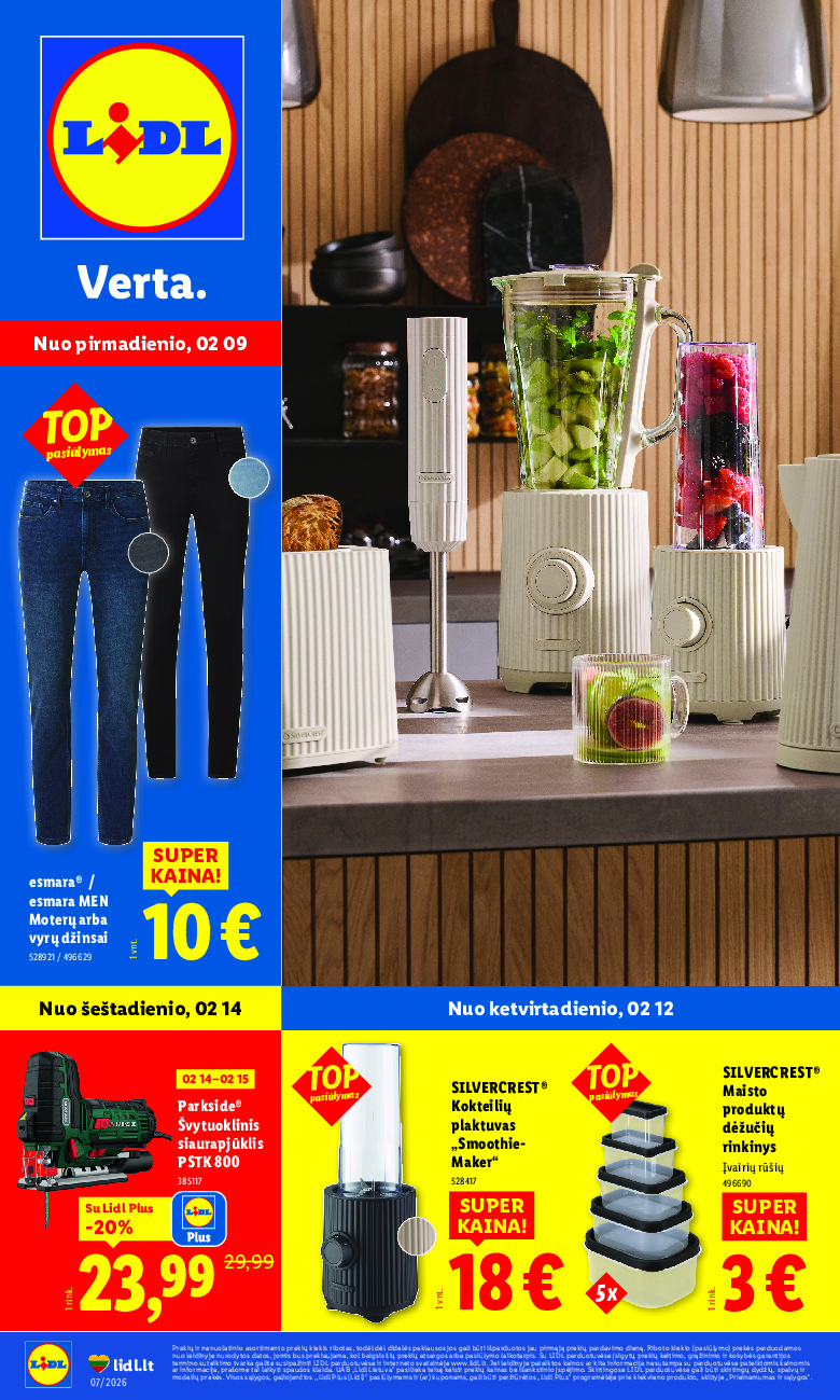 NE MAISTO PREKIŲ PASIŪLYMAI (2026-02-09 - 2026-02-15)