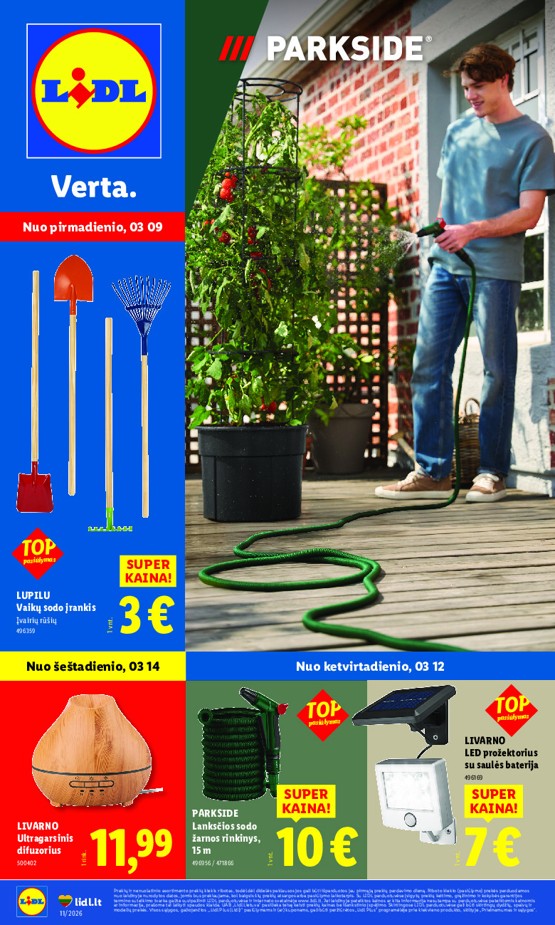 NE MAISTO PREKIŲ PASIŪLYMAI (2026-03-09 - 2026-03-15)