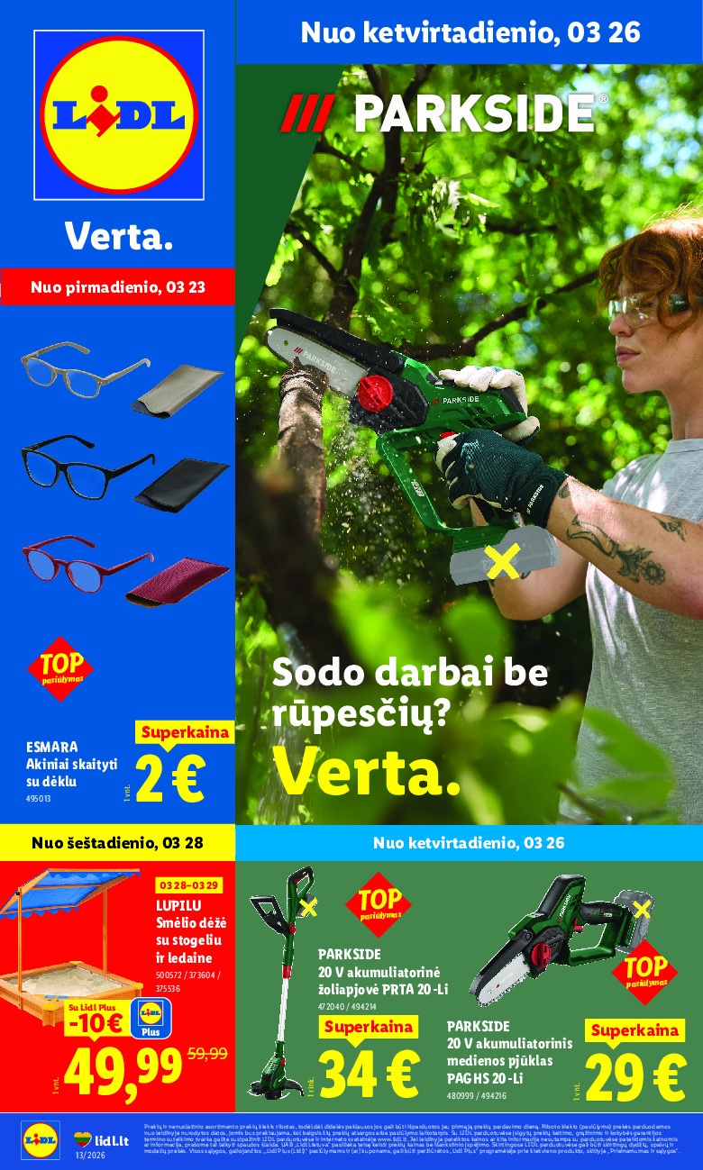 NE MAISTO PREKIŲ PASIŪLYMAI (2026-03-23 - 2026-03-29)