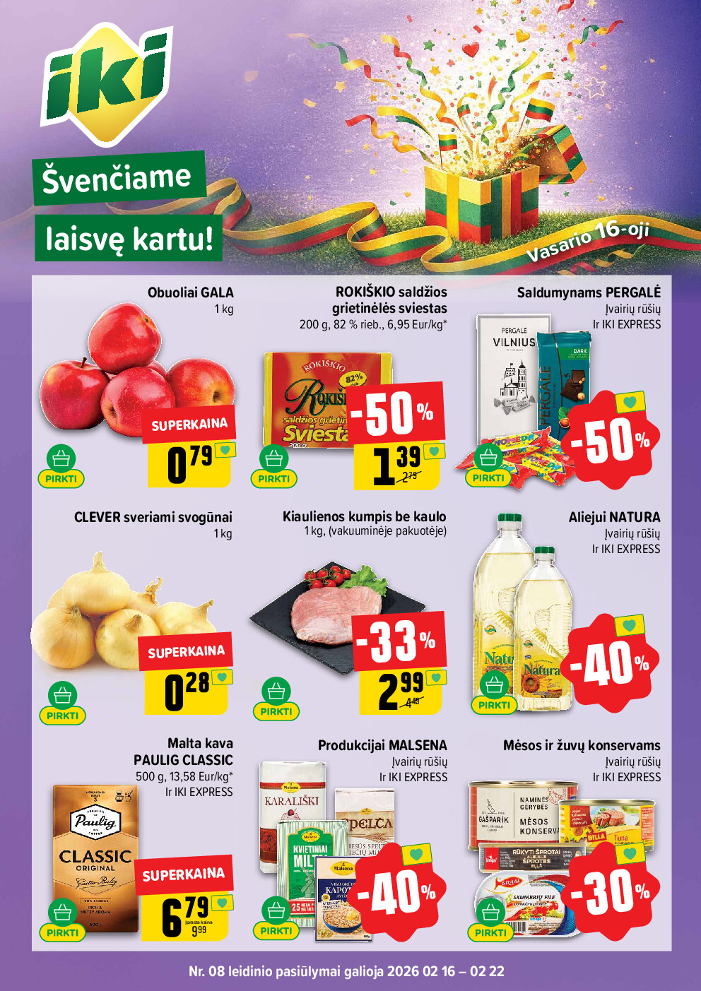 IKI Kaininis leidinys Nr. 08 (2026-02-16 - 2026-02-22)