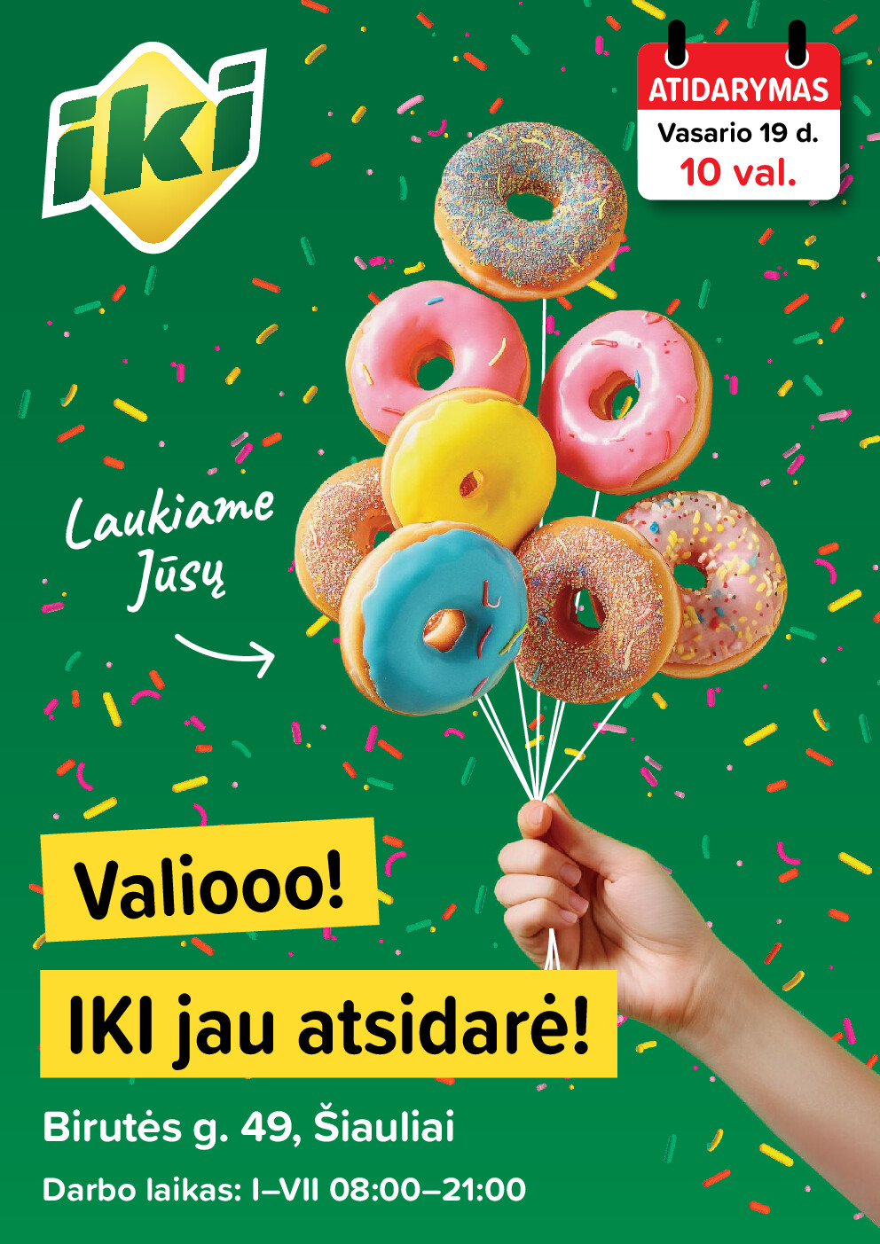 Specialūs pasiūlymai IKI Birutė parduotuvės klientams (2026-02-19 - 2026-02-22)