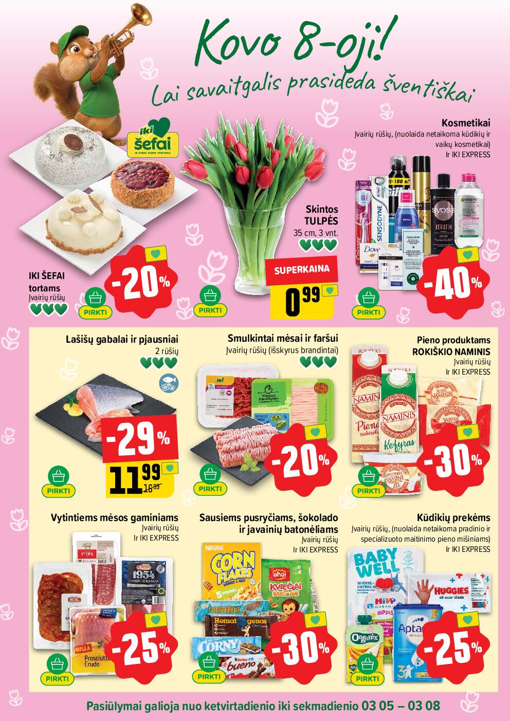 IKI Kaininis leidinys Nr. 10 (2026-03-02 - 2026-03-08) - Savaitgalio pasiūlymai