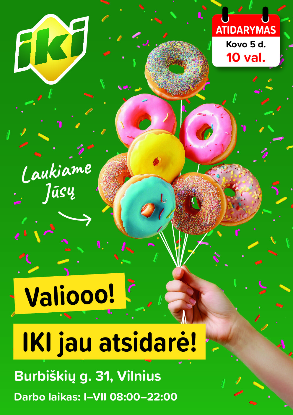 Specialūs pasiūlymai IKI Burbiškių parduotuvės klientams (2026-03-05 - 2026-03-08)