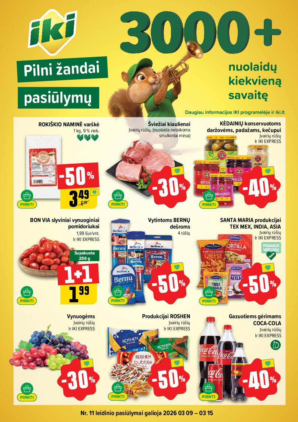 IKI Kaininis leidinys Nr. 11 (2026-03-09 - 2026-03-15)