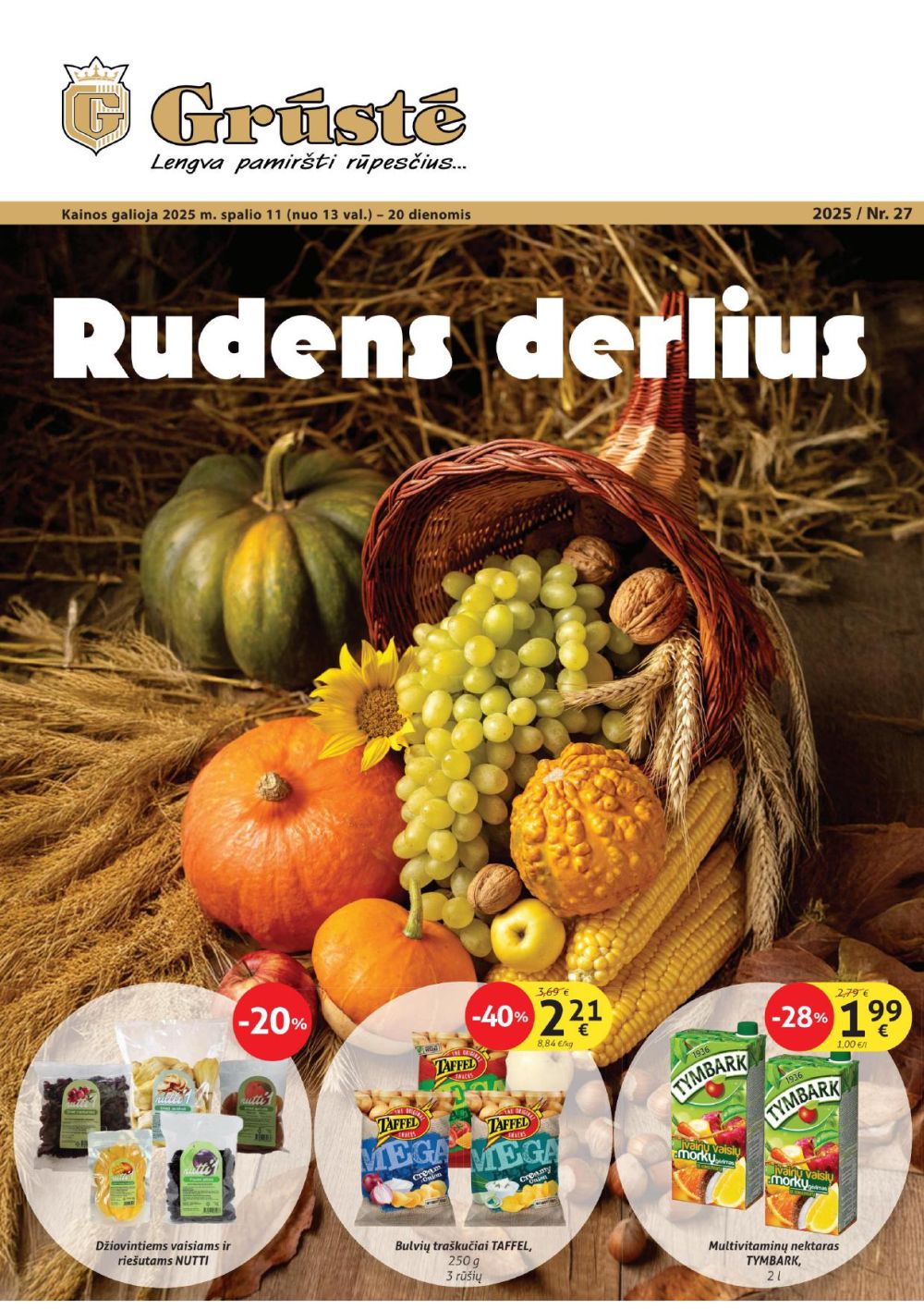 GRŪSTĖ - Leidinys Nr.27 (2025 10 11 - 2025 10 20)