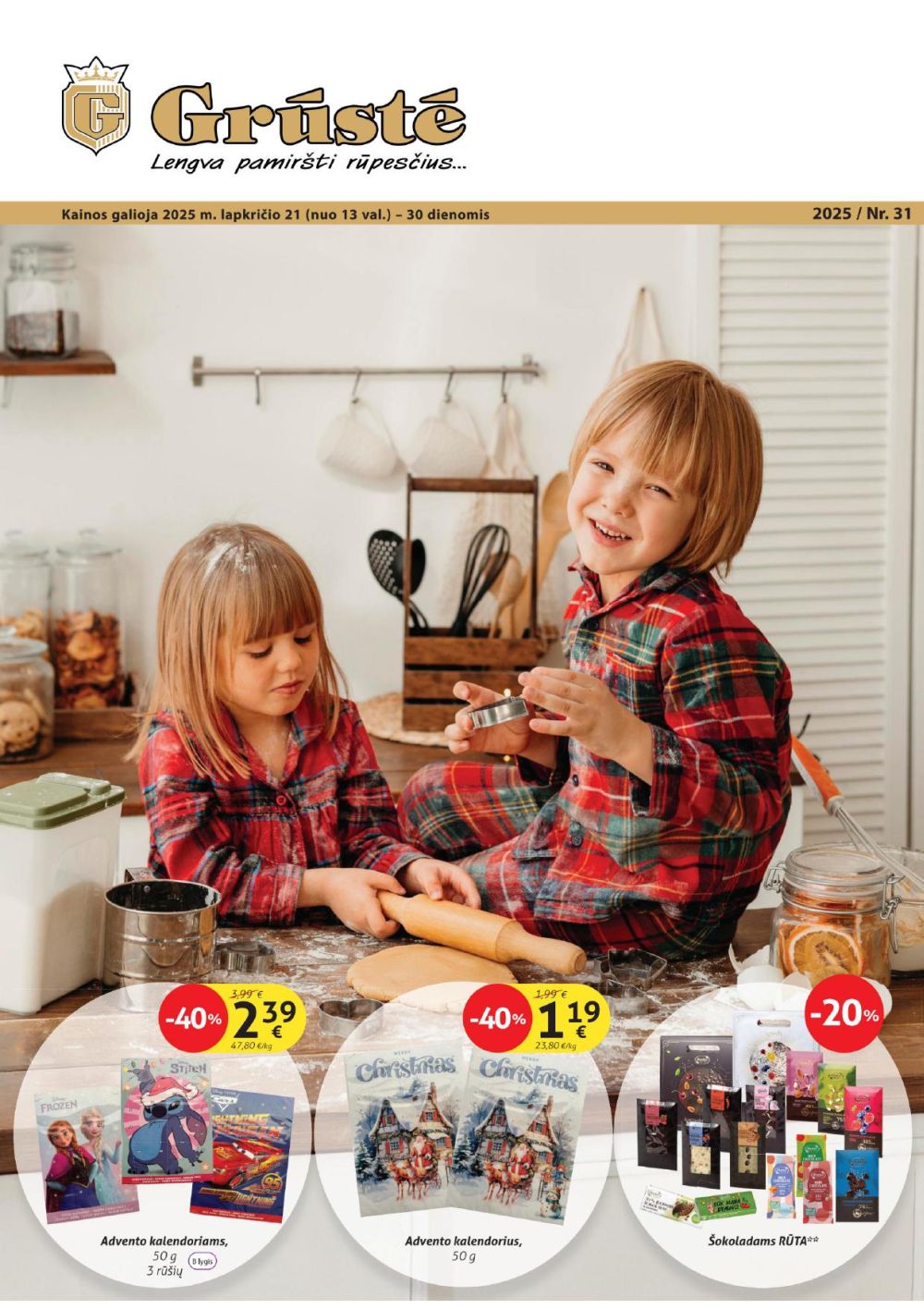 GRŪSTĖ - Leidinys Nr.31 (2025 11 21 - 2025 11 30)