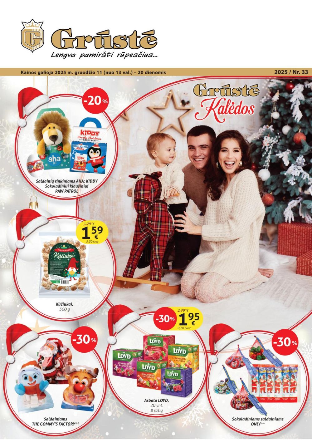 GRŪSTĖ - Leidinys Nr.33 (2025 12 11 - 2025 12 20)