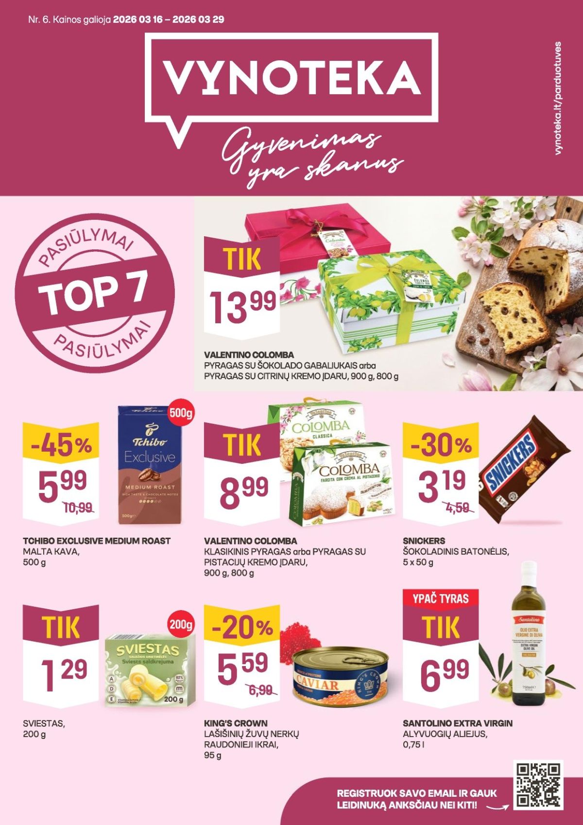 VYNOTEKA (2026 03 16 - 2026 03 29)