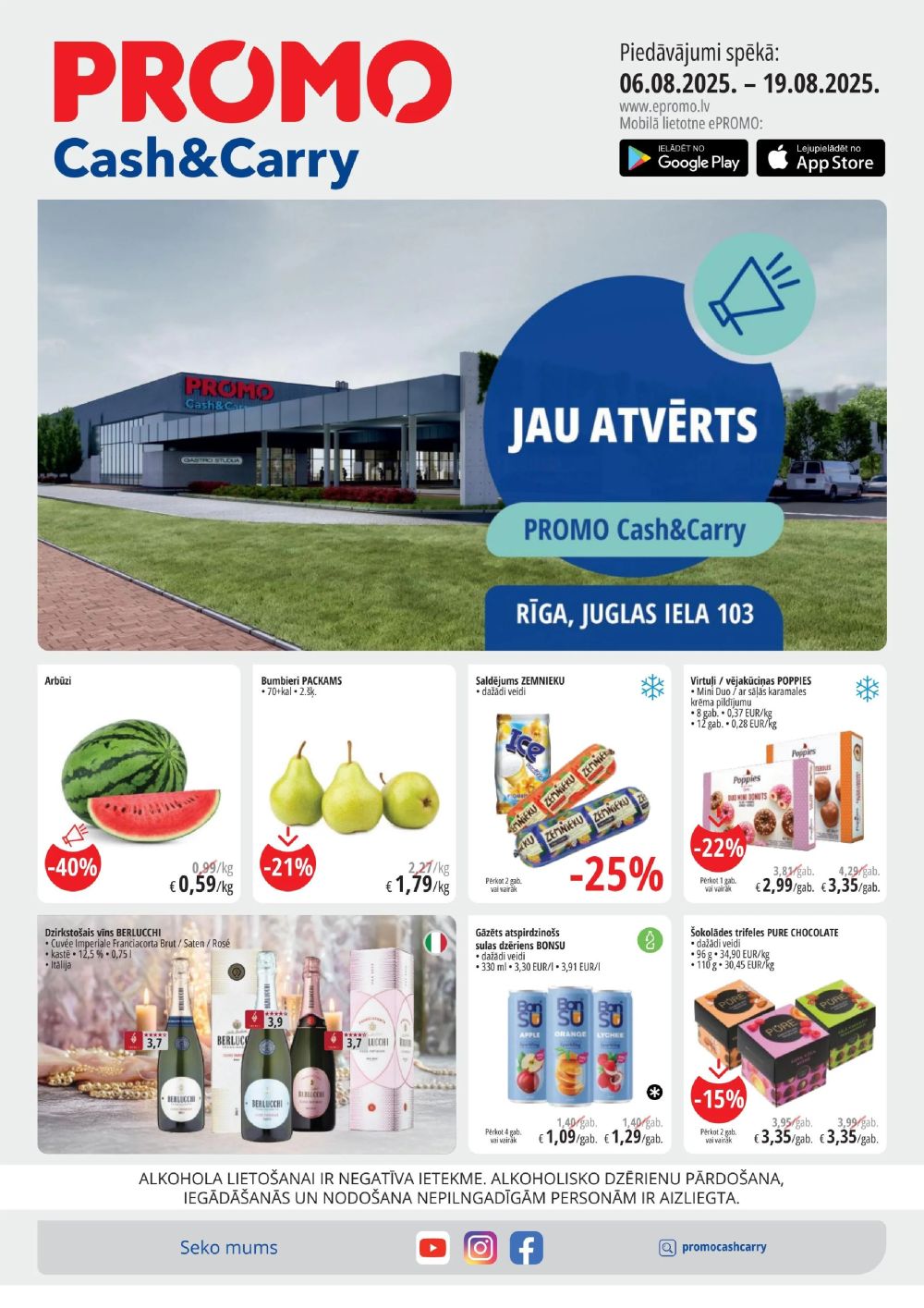 PROMO Cash & Carry (06.08.2025 - 19.08.2025)
