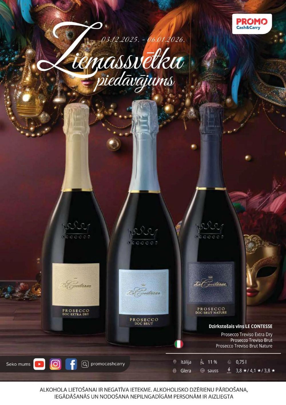PROMO Cash & Carry - Ziemassvētku piedāvājums (03.12.2025 - 06.01.2026)