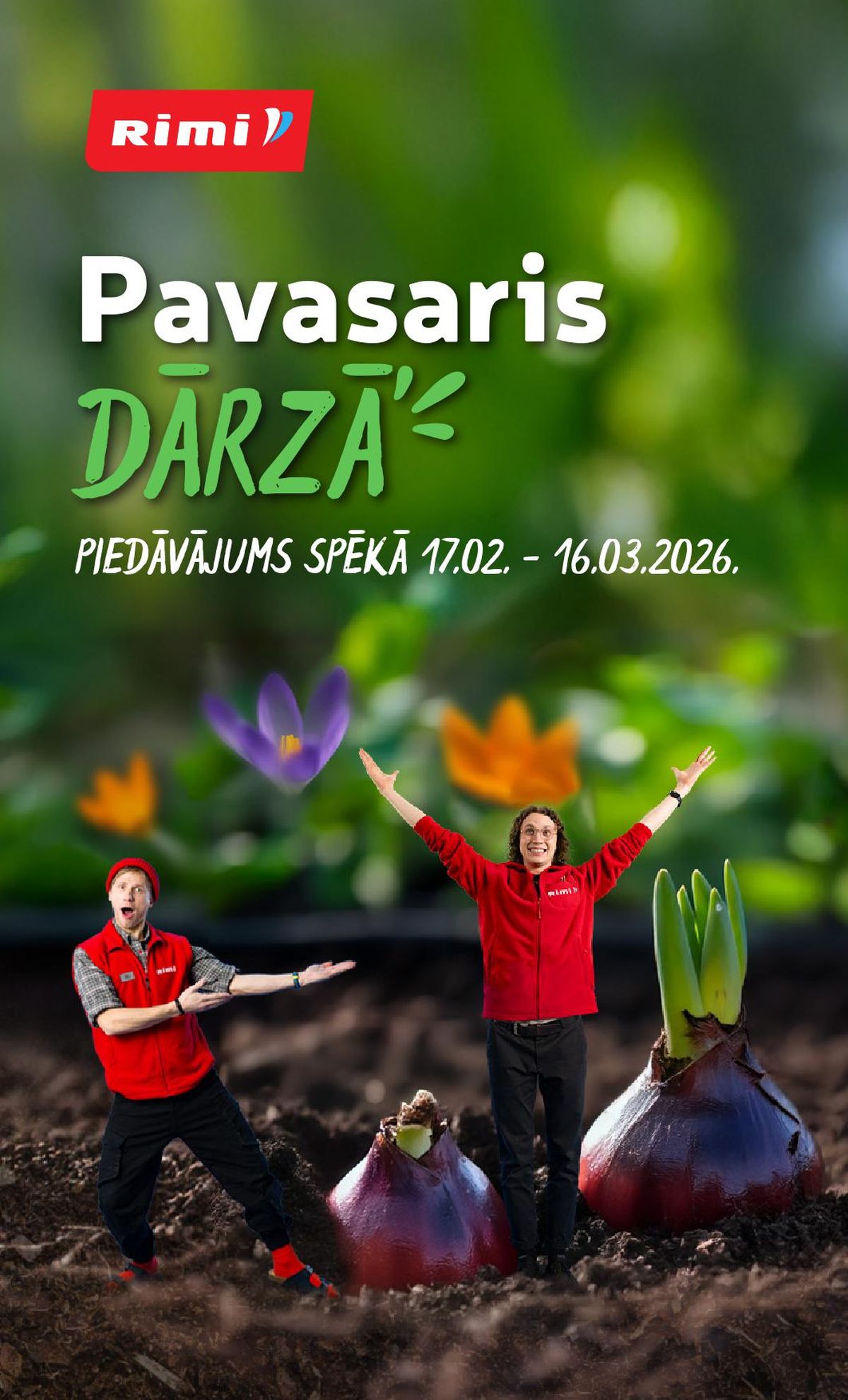 RIMI - Piedāvājumi dārzam (17.02.2026 - 16.03.2026)