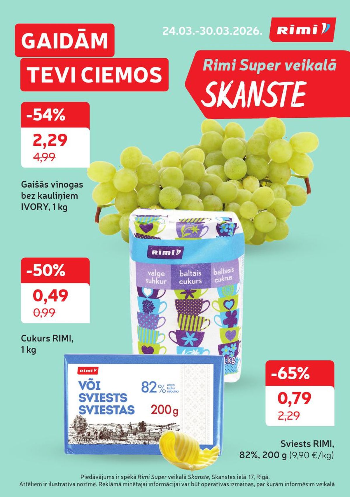 RIMI - Super Skanste (24.03.2026 - 30.03.2026)