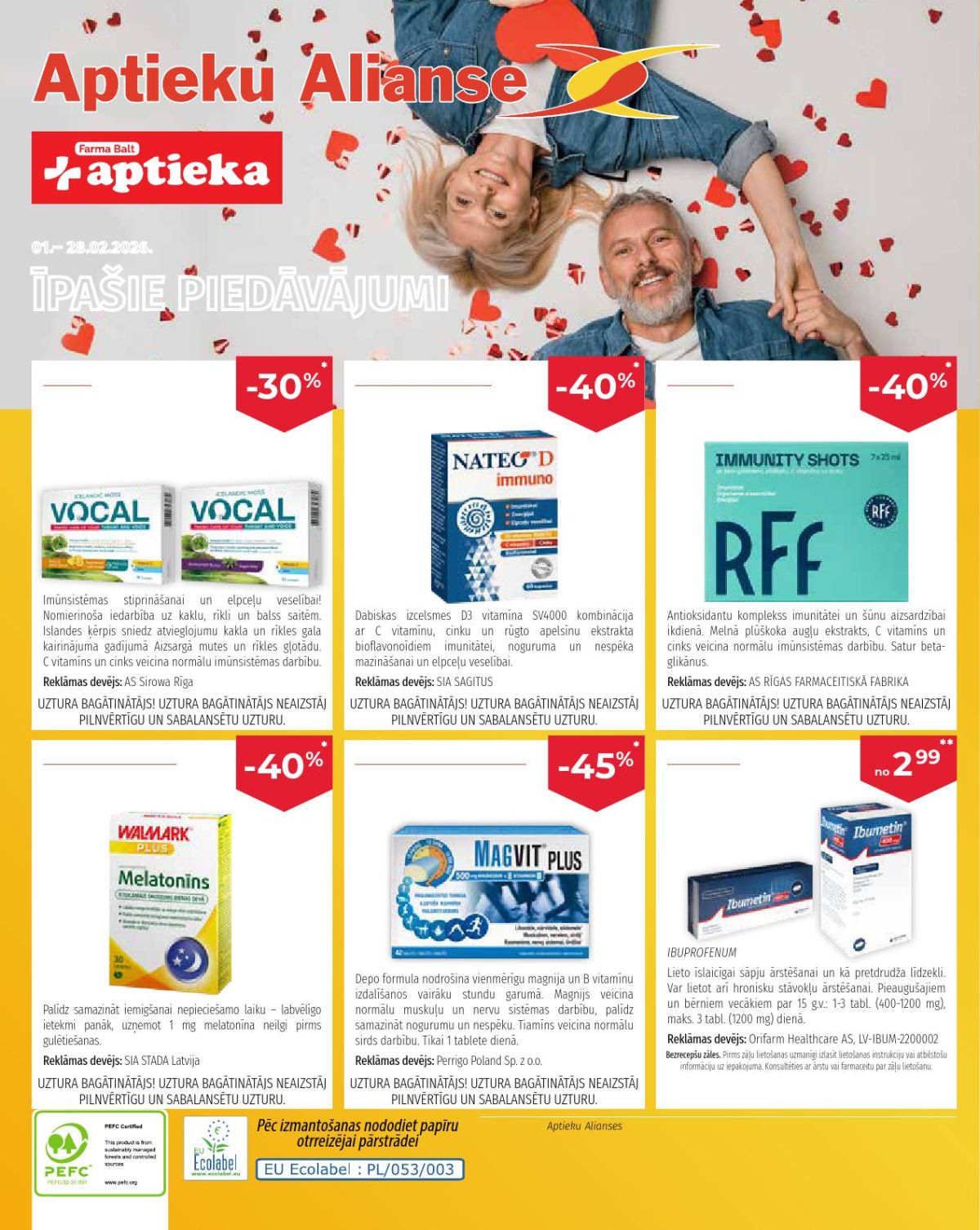 APTIEKU ALIANSE (01.02.2026 - 28.02.2026)