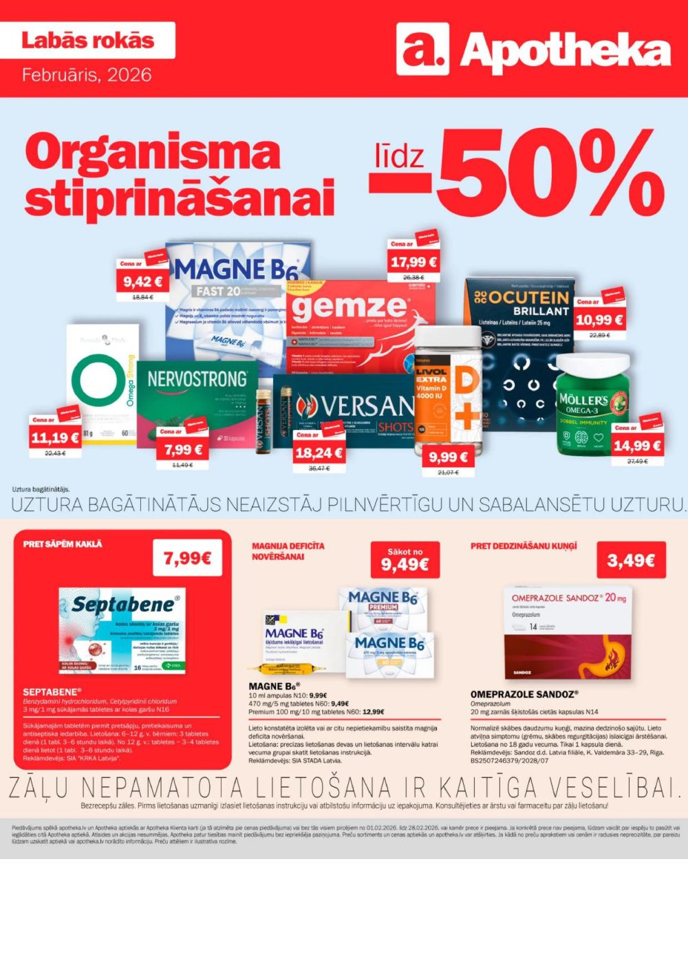 APOTHEKA (01.02.2026 - 28.02.2026)