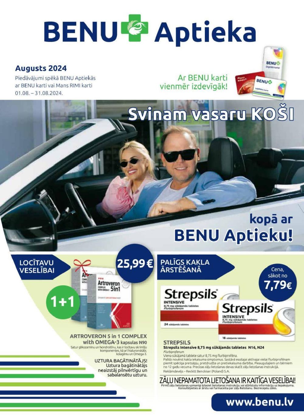 BENU APTIEKA (01.08.2024 - 31.08.2024)