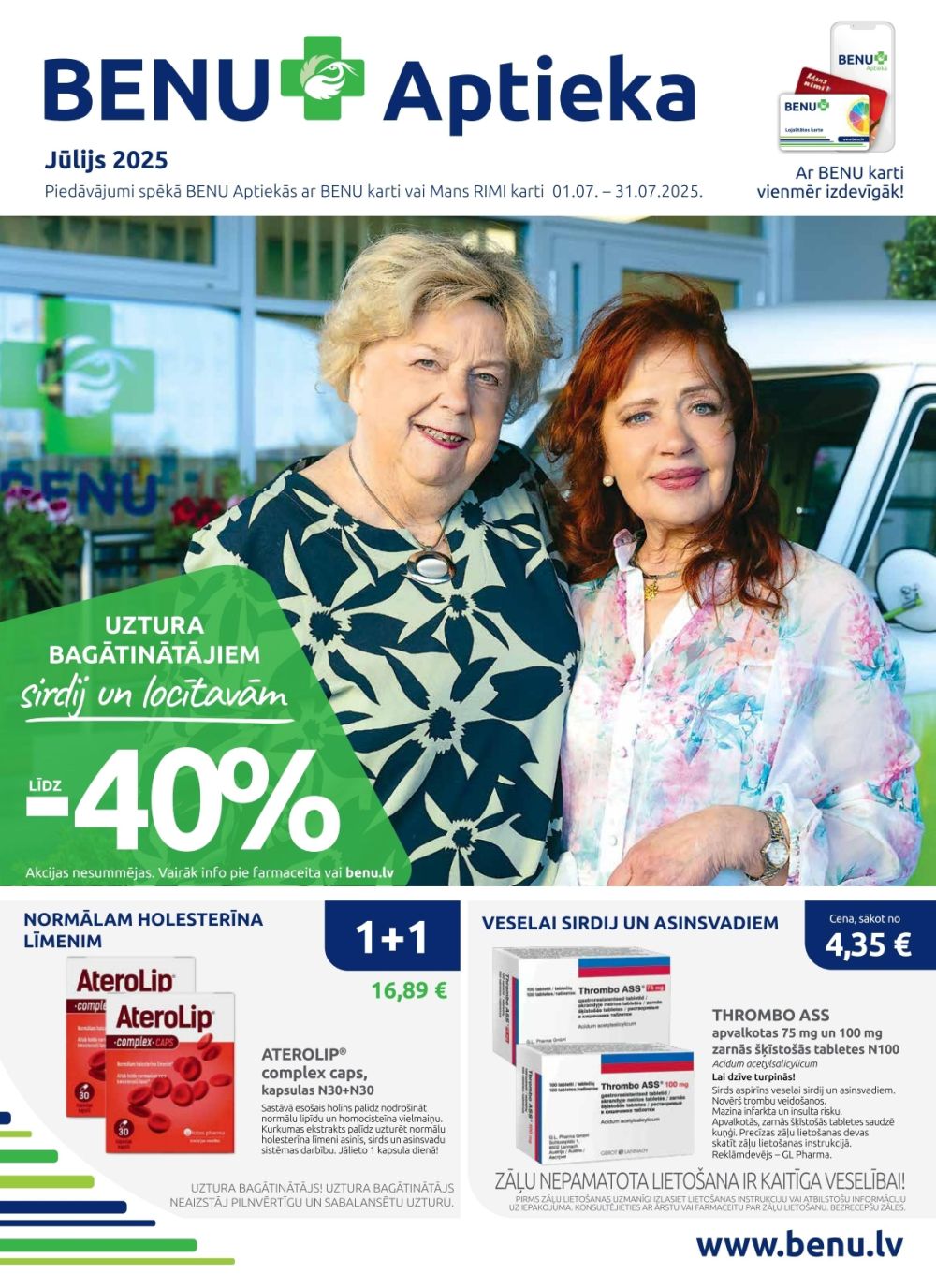 BENU APTIEKA (01.07.2025 - 31.07.2025)