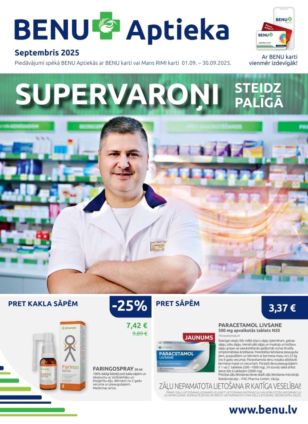 BENU APTIEKA (01.09.2025 - 30.09.2025)