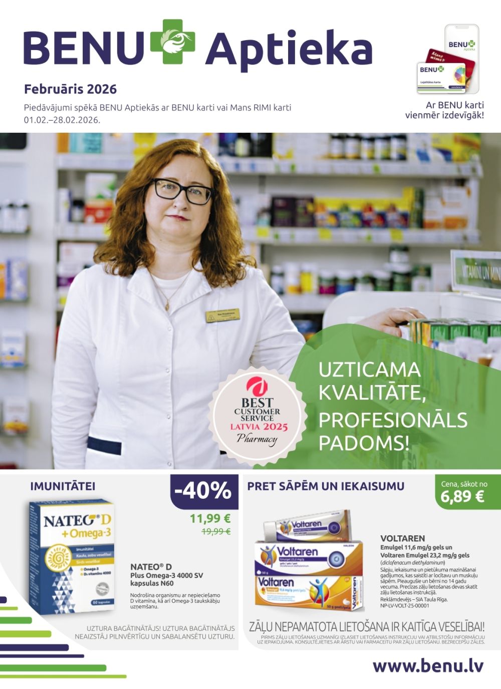 BENU APTIEKA (01.02.2026 - 28.02.2026)
