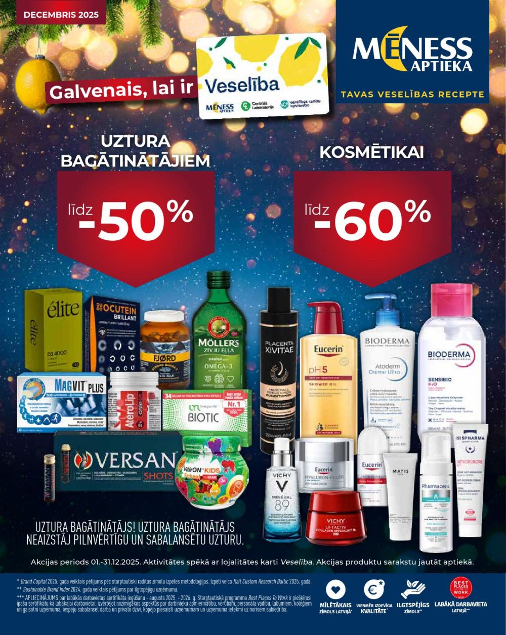 MĒNESS APTIEKA (01.12.2025 - 31.12.2025)