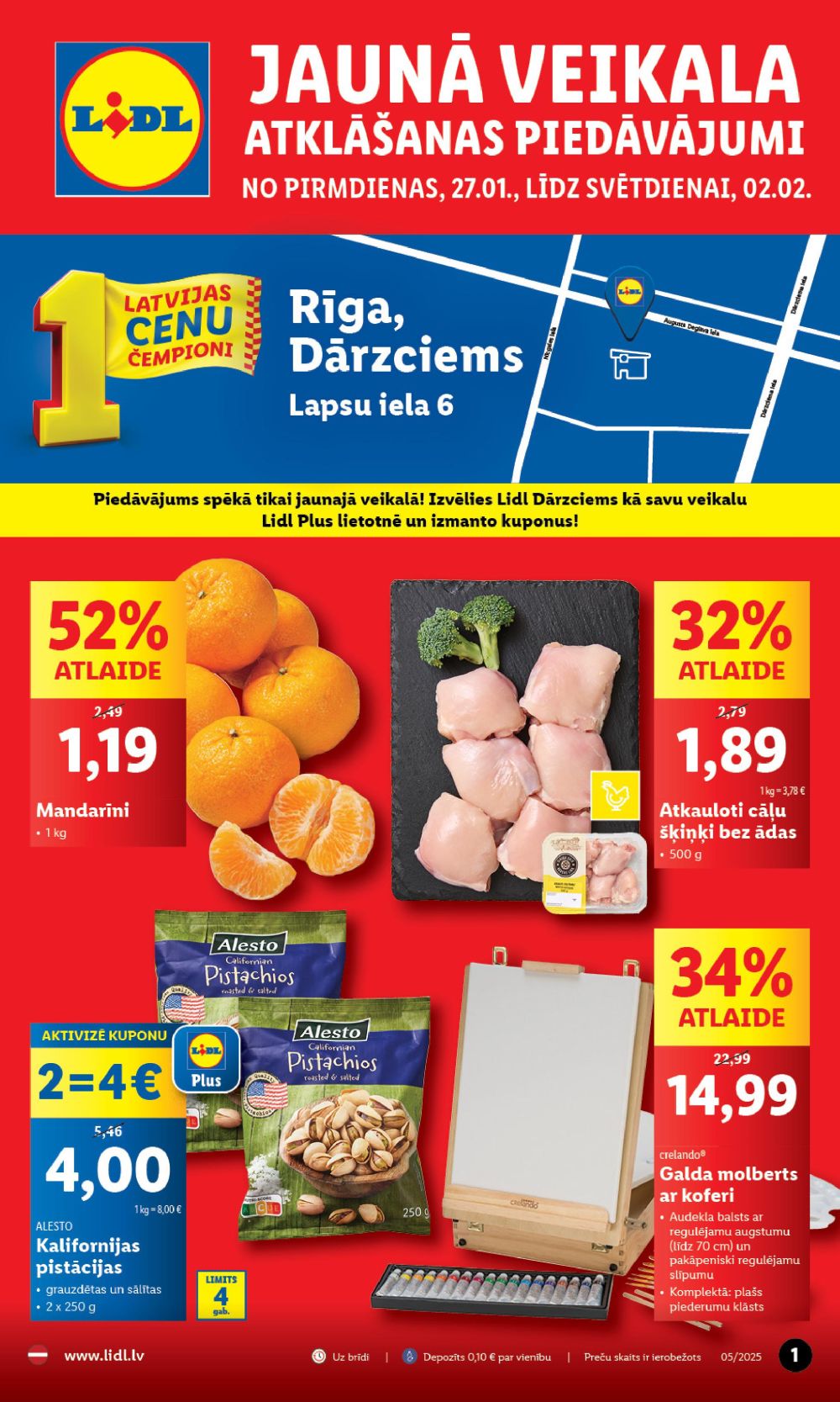 LIDL - Jauns veikals Rīgā! (27.01.2025 - 02.02.2025)