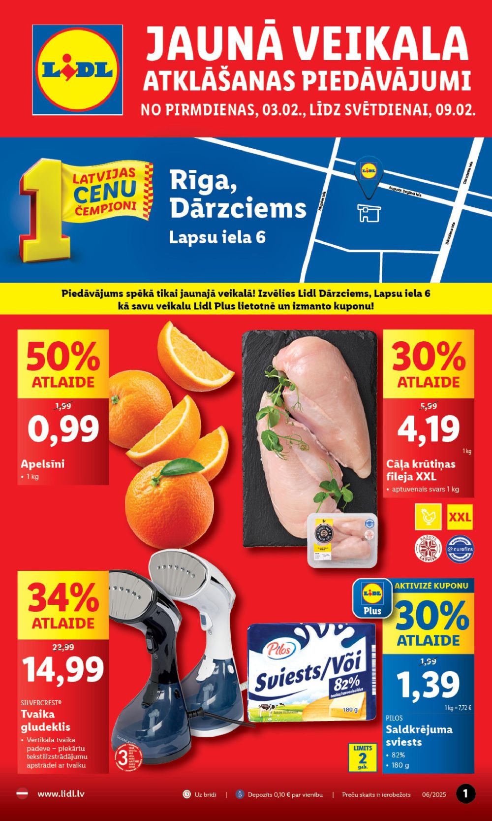 LIDL - Jauns veikals Rīgā! (03.02.2025 - 09.02.2025)