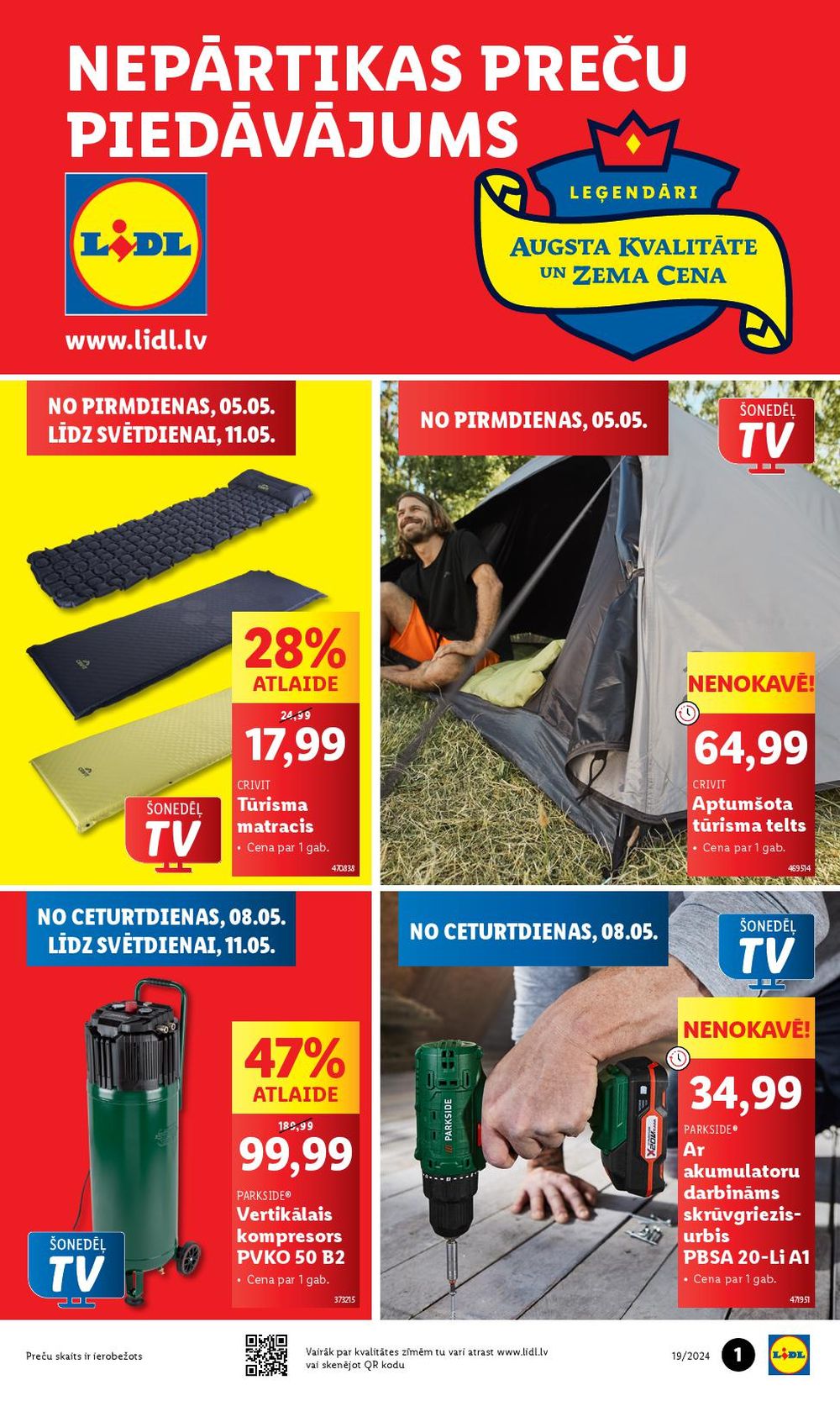 LIDL - Nepārtikas preču piedāvājums (05.05.2025 - 11.05.2025)
