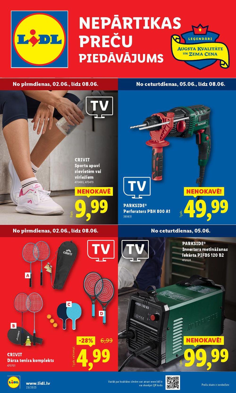 LIDL - Nepārtikas preču piedāvājums (02.06.2025 - 08.06.2025)