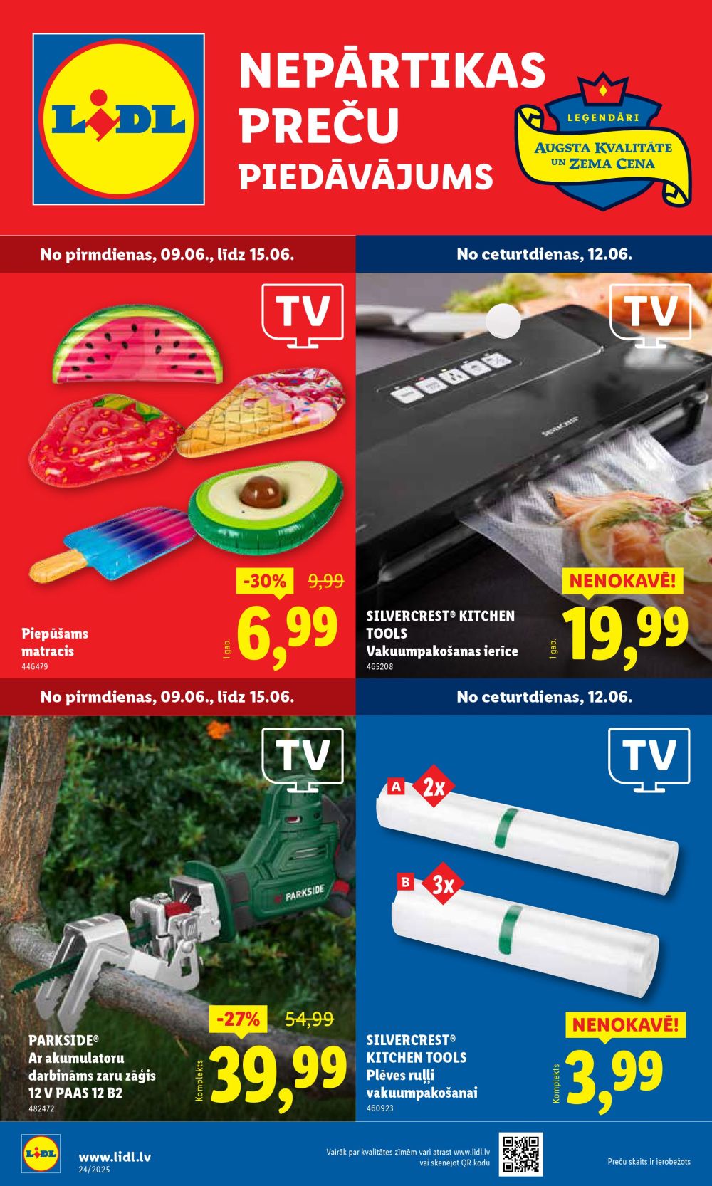 LIDL - Nepārtikas preču piedāvājums (09.06.2025 - 15.06.2025)