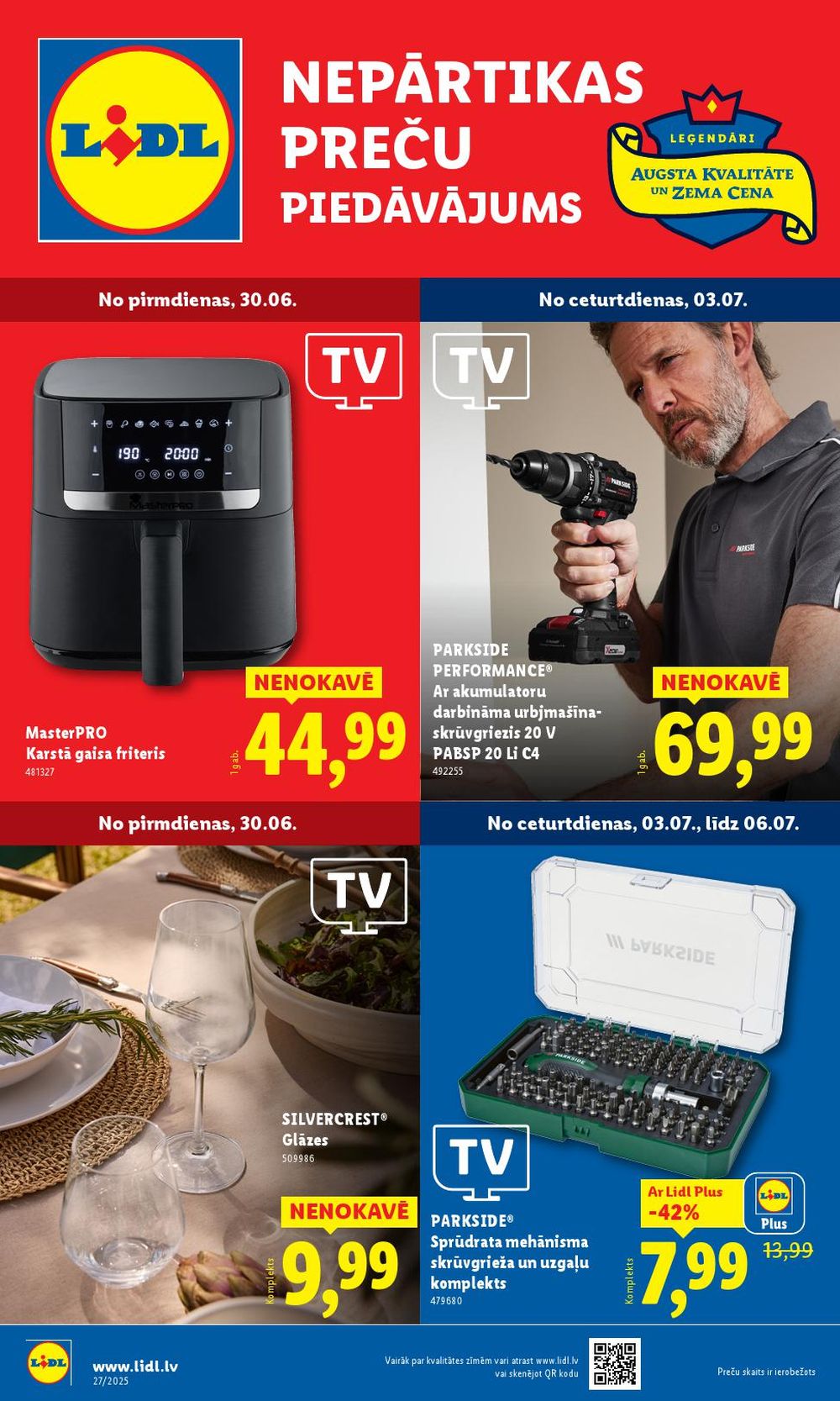 LIDL - Nepārtikas preču piedāvājums (30.06.2025 - 06.07.2025)