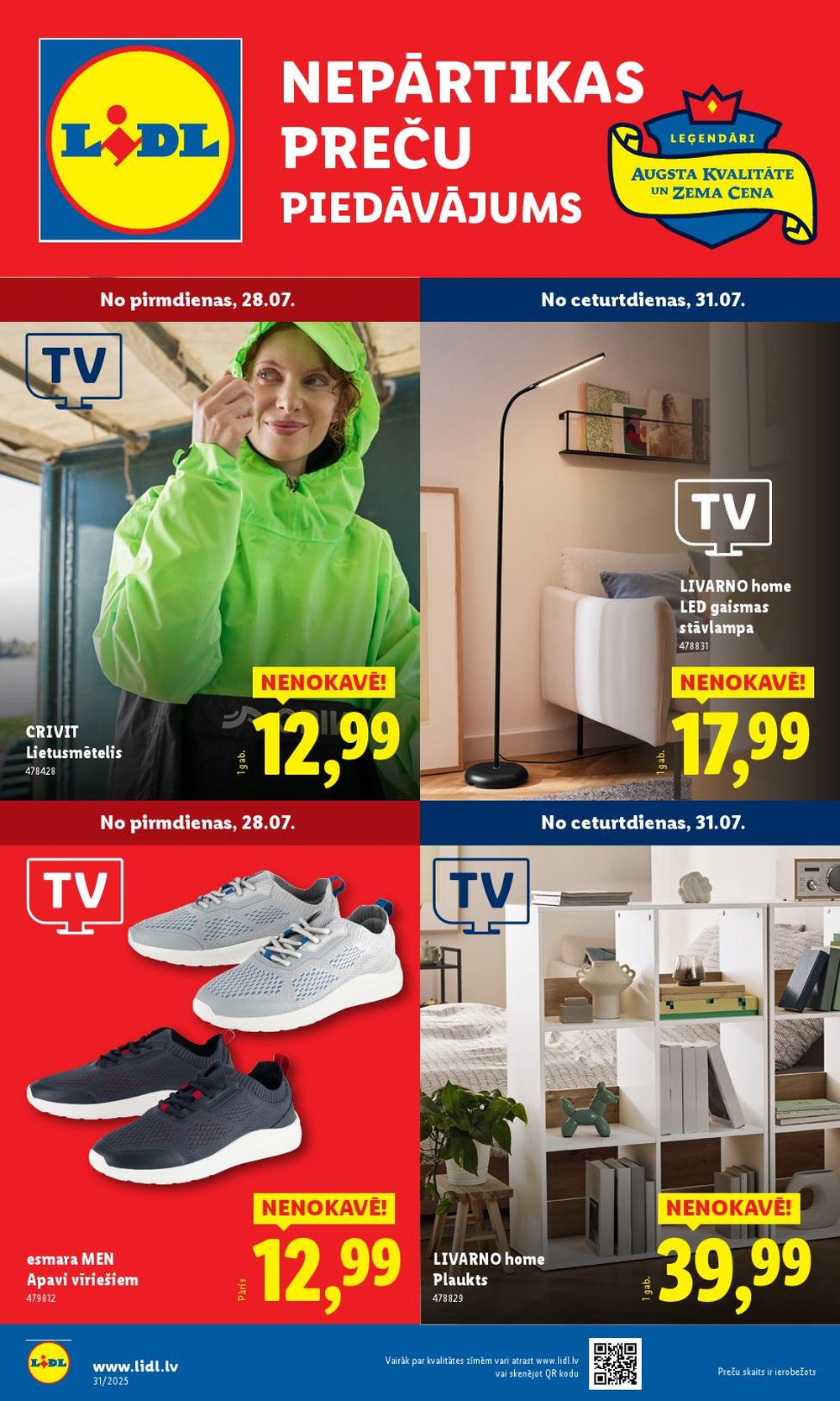 LIDL - Nepārtikas preču piedāvājums (28.07.2025 - 03.08.2025)