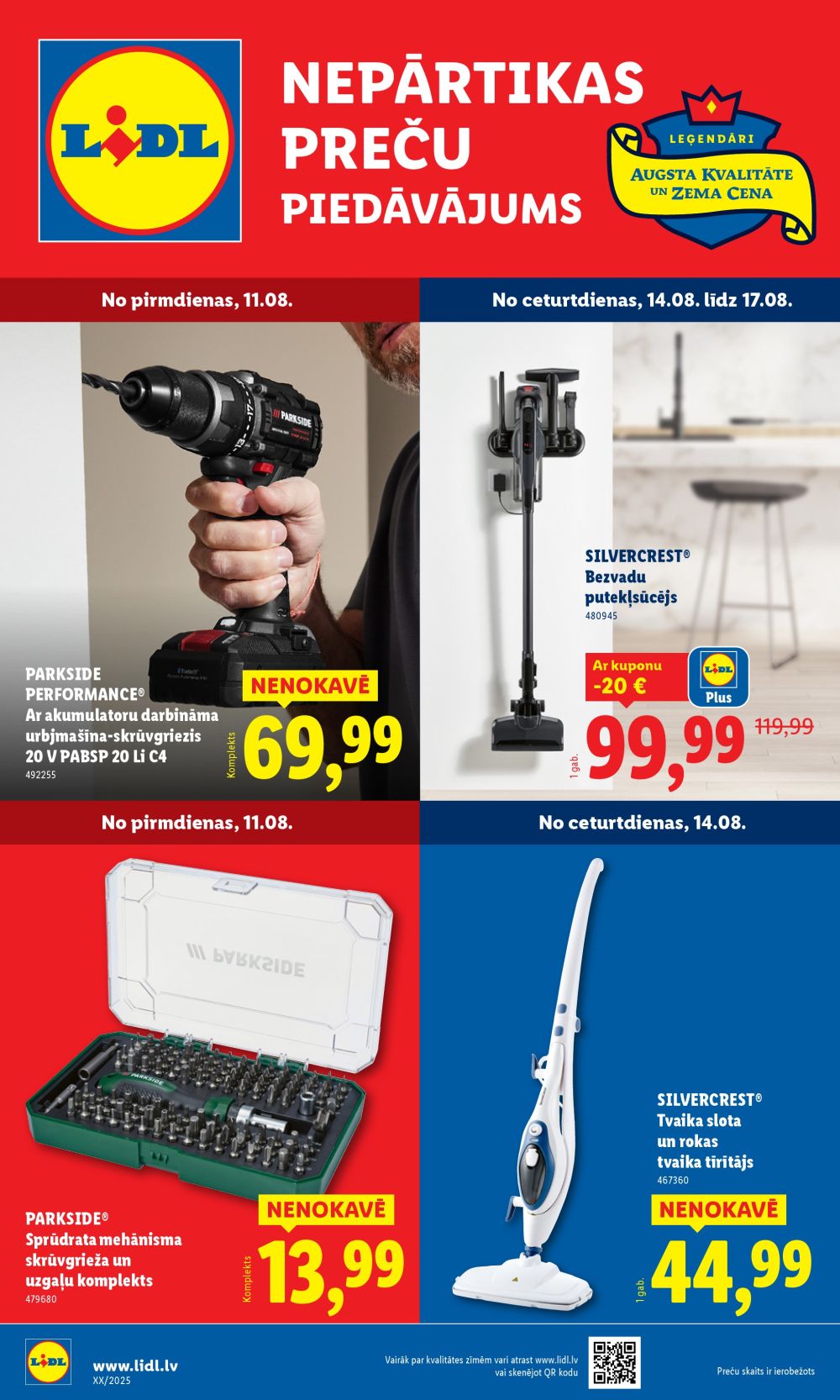 LIDL - Nepārtikas preču piedāvājums (11.08.2025 - 17.08.2025)