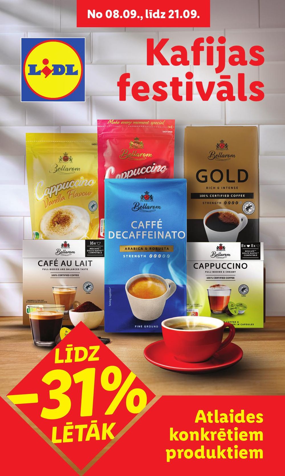 LIDL - Kafijas festivāls (08.09.2025 - 21.09.2025)