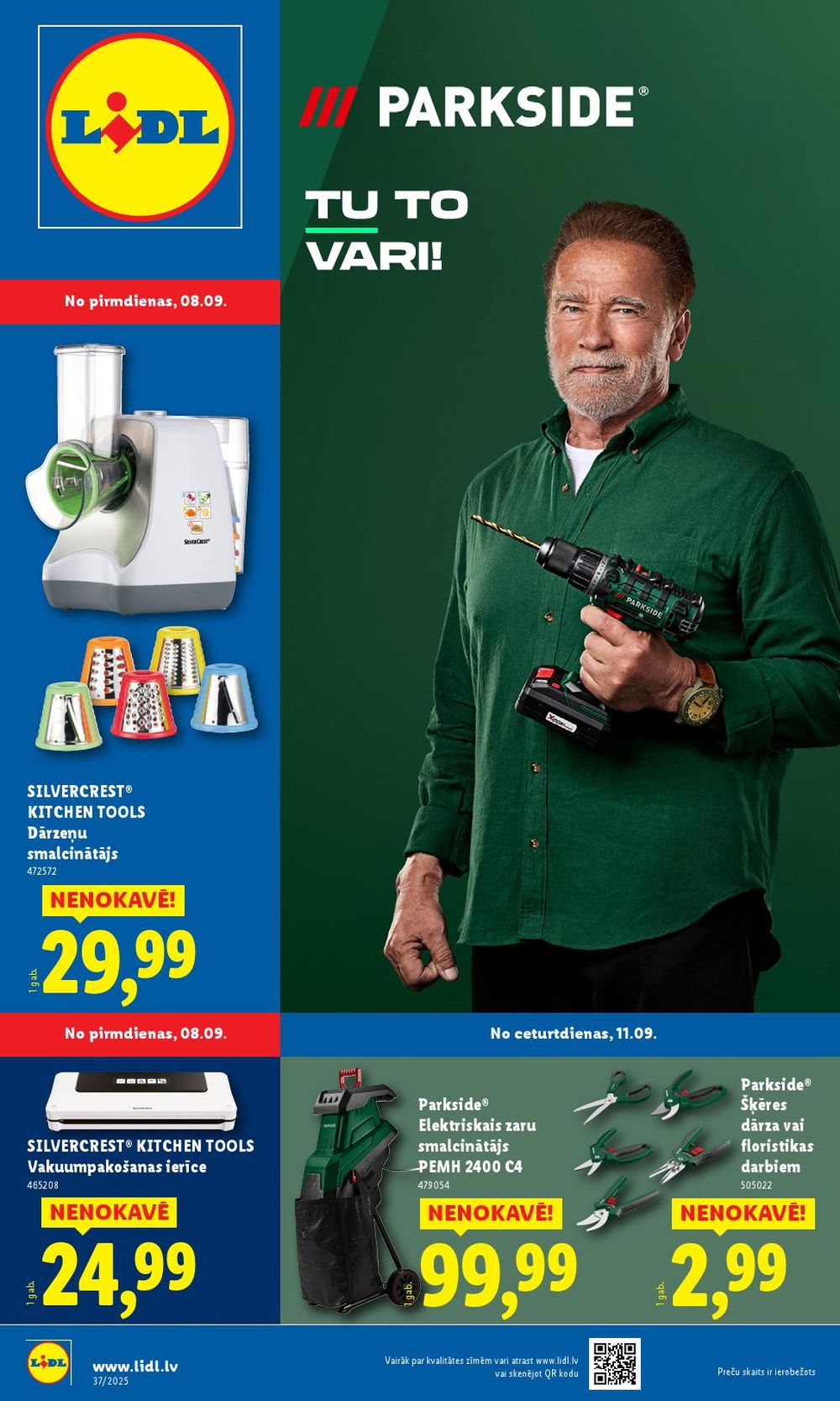LIDL - Nepārtikas preču piedāvājums (08.09.2025 - 14.09.2025)
