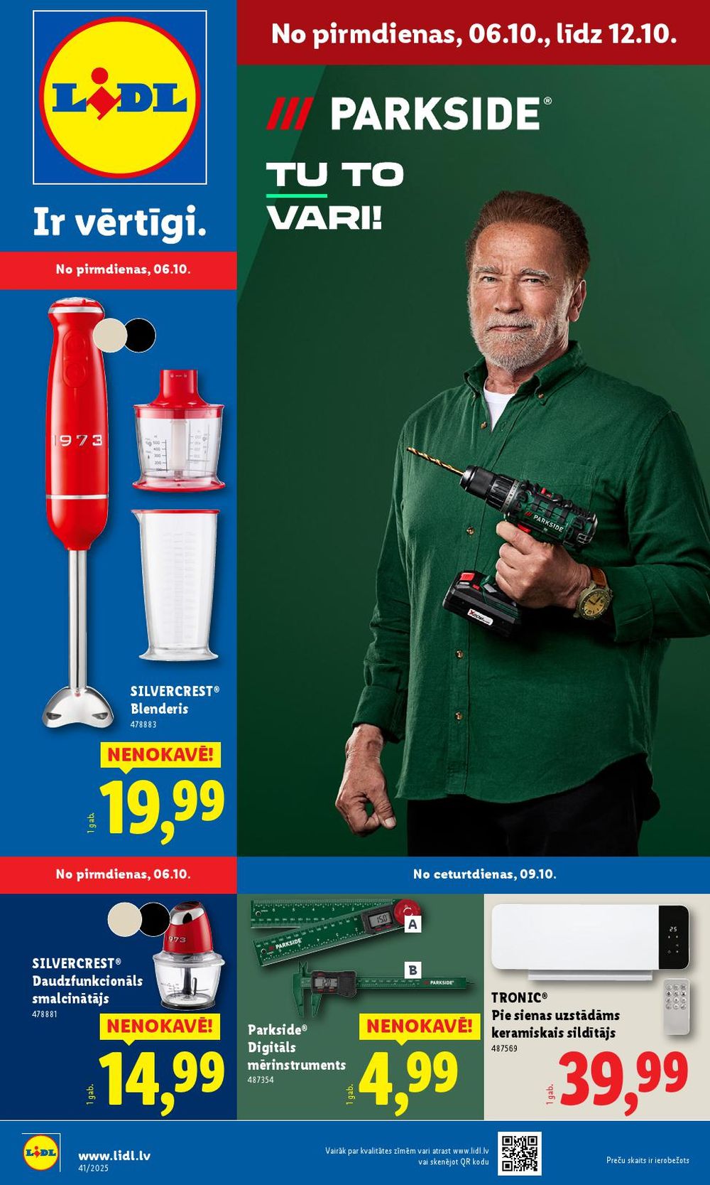LIDL - Nepārtikas preču piedāvājums (06.10.2025 - 12.10.2025)