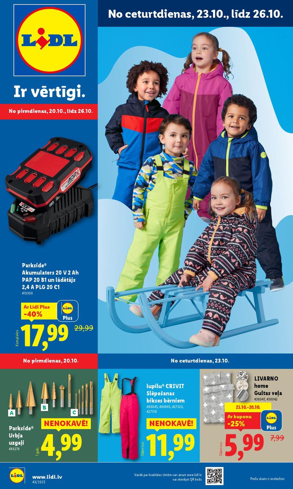 LIDL - Nepārtikas preču piedāvājums (20.10.2025 - 26.10.2025)