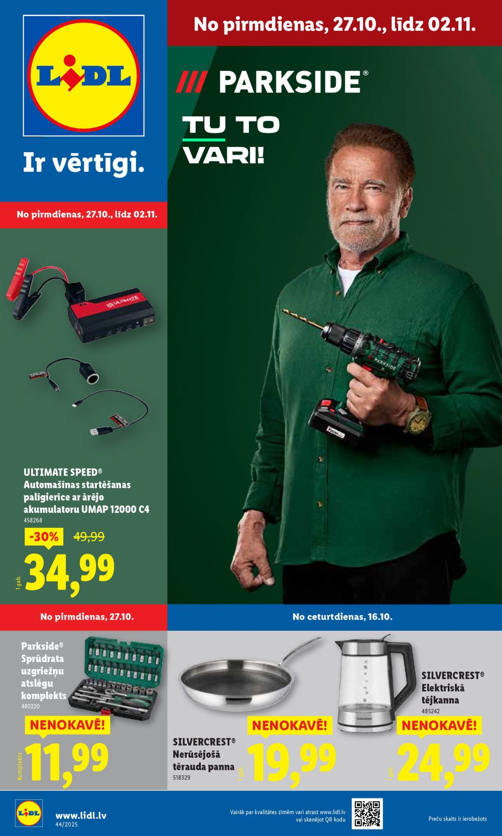 LIDL - Nepārtikas preču piedāvājums (27.10.2025 - 02.11.2025)