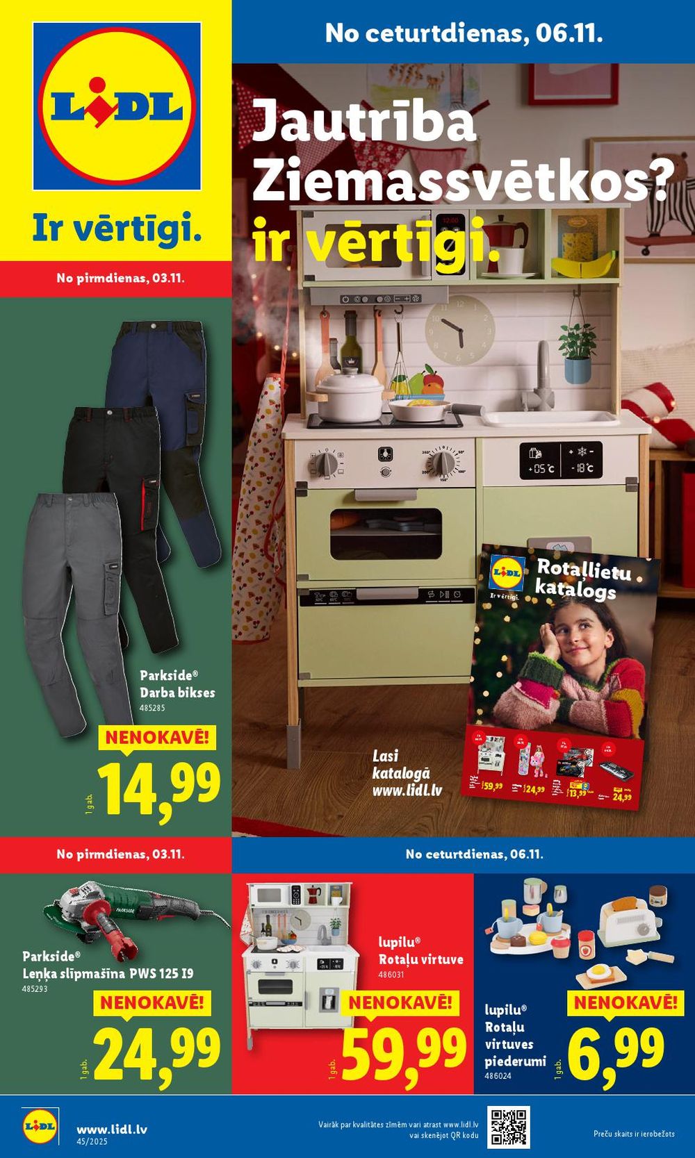LIDL - Nepārtikas preču piedāvājums (03.11.2025 - 09.11.2025)