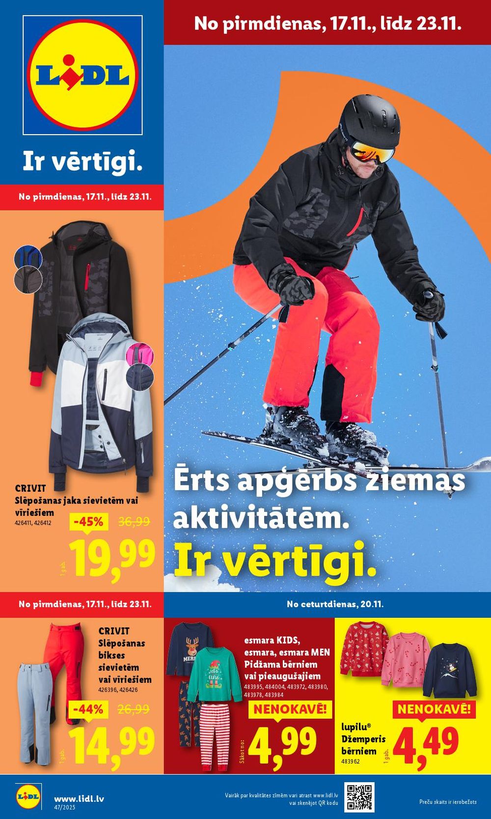 LIDL - Nepārtikas preču piedāvājums (17.11.2025 - 23.11.2025)