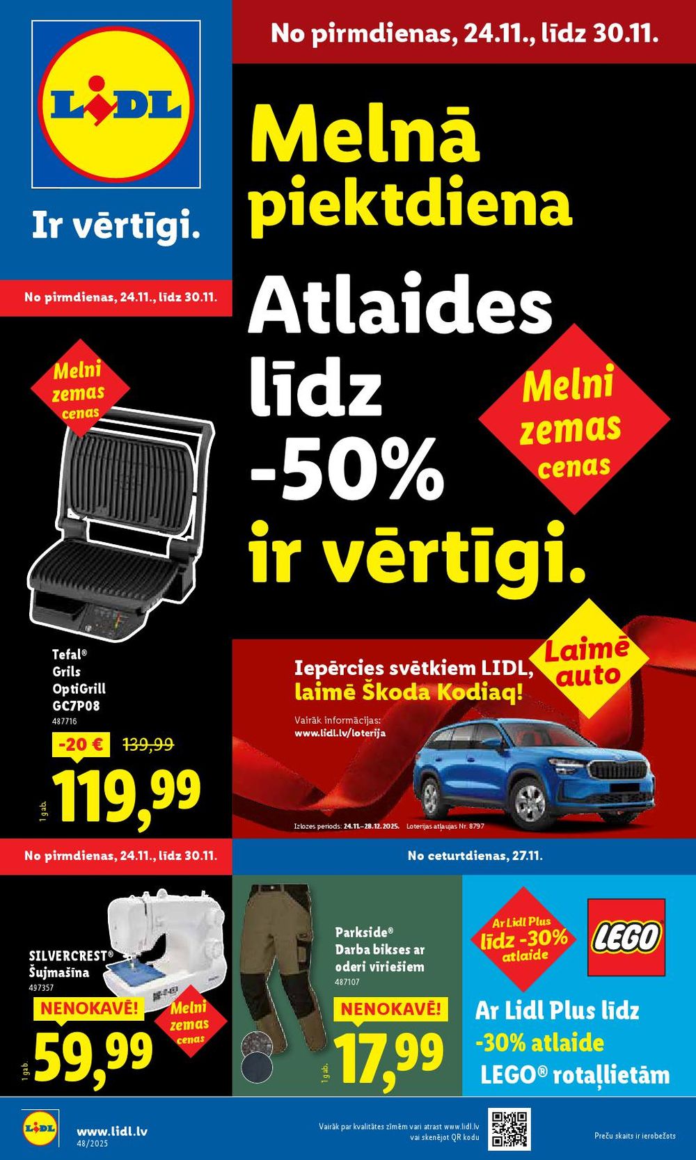 LIDL - Nepārtikas preču piedāvājums (24.11.2025 - 30.11.2025)