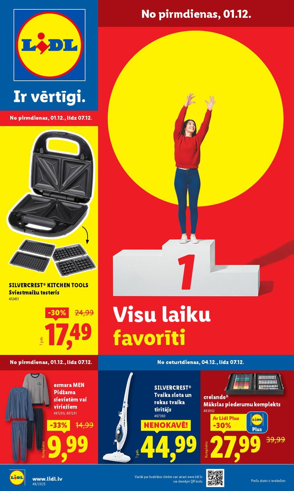 LIDL - Nepārtikas preču piedāvājums (01.12.2025 - 07.12.2025)