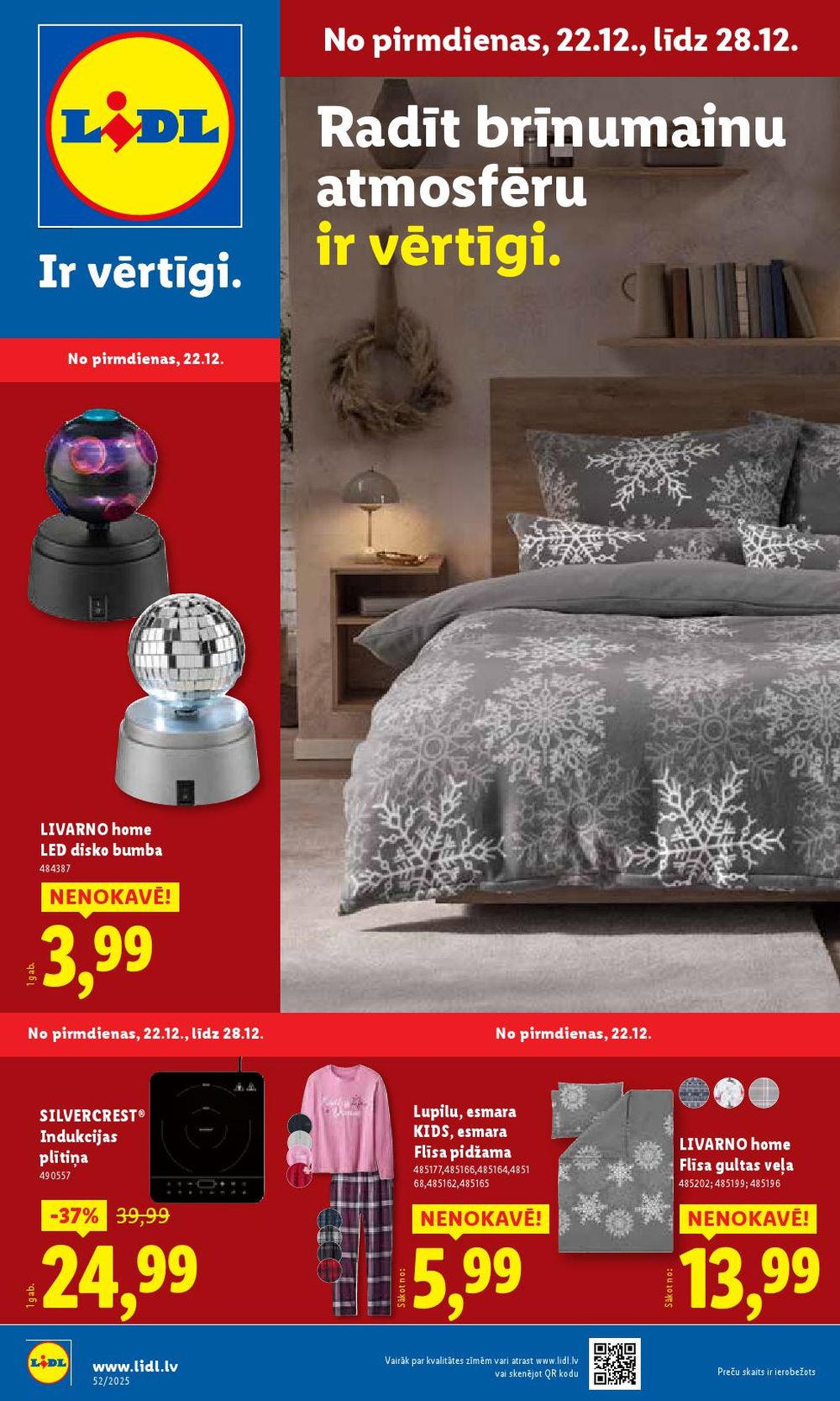 LIDL - Nepārtikas preču piedāvājums (22.12.2025 - 28.12.2025)
