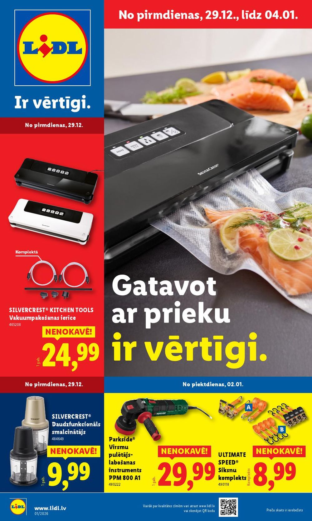 LIDL - Nepārtikas preču piedāvājums (29.12.2025 - 04.01.2026)