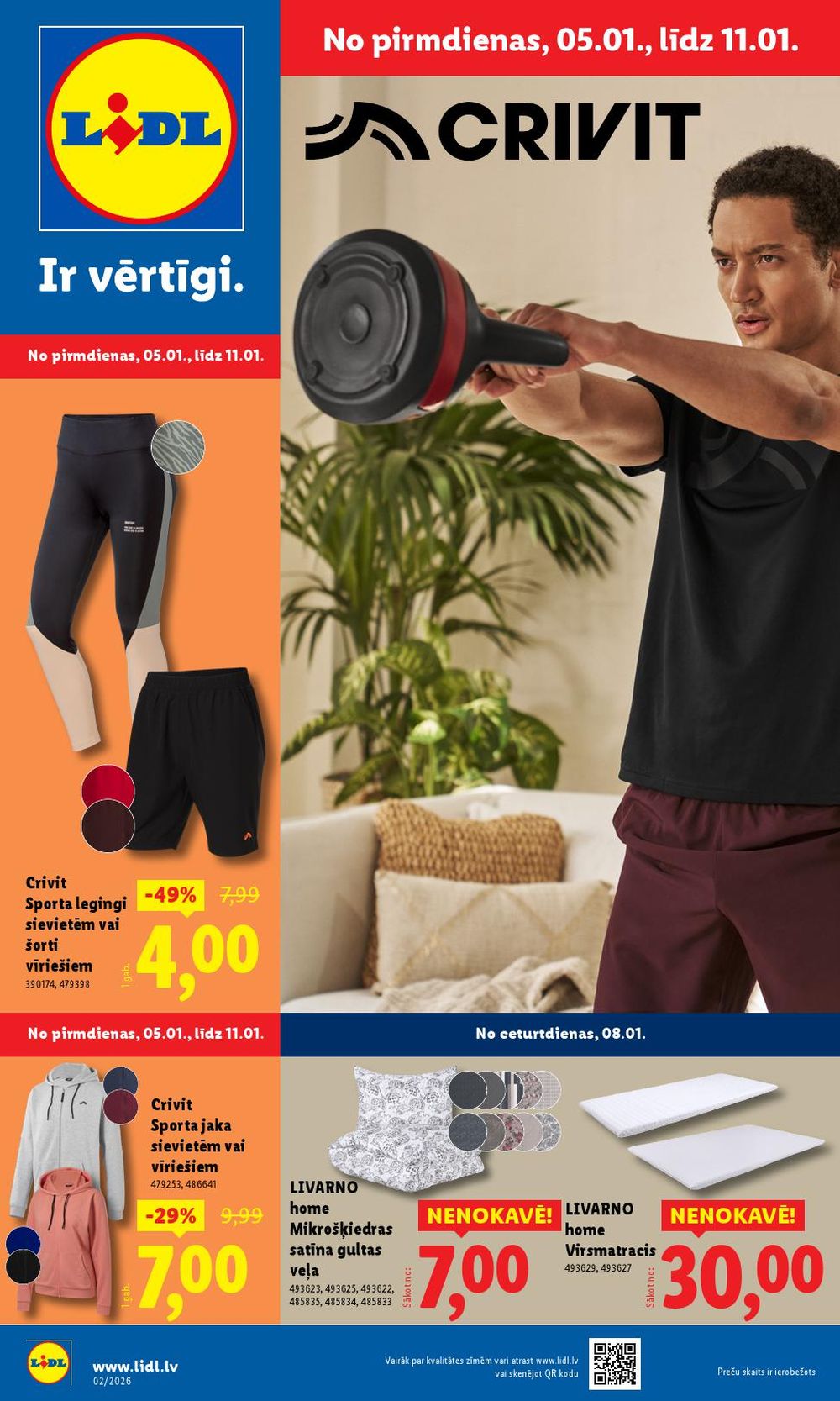 LIDL - Nepārtikas preču piedāvājums (05.01.2026 - 11.01.2026)