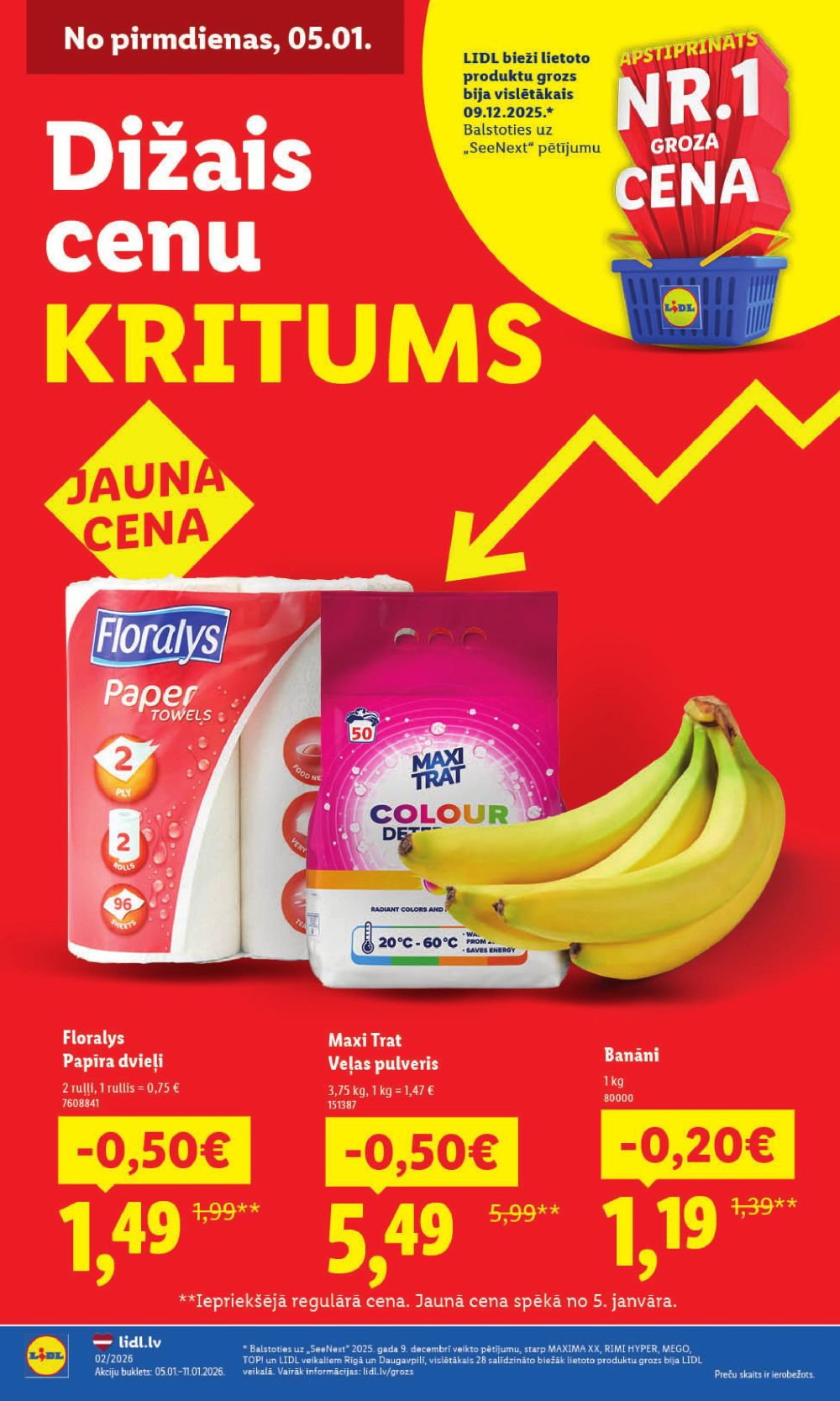 LIDL - Dižais cenu kritums