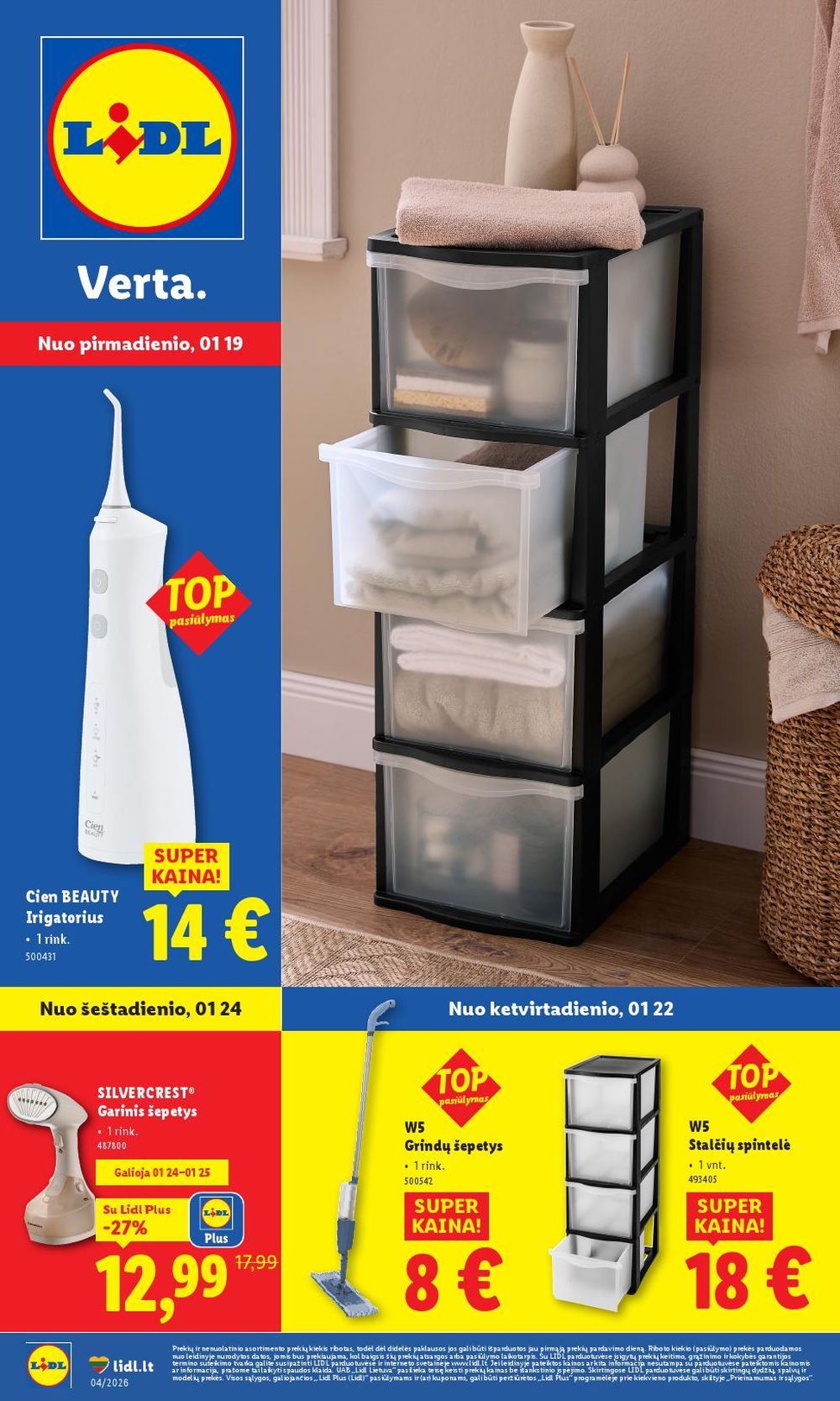 LIDL - Nepārtikas preču piedāvājums (19.01.2026 - 25.01.2026)