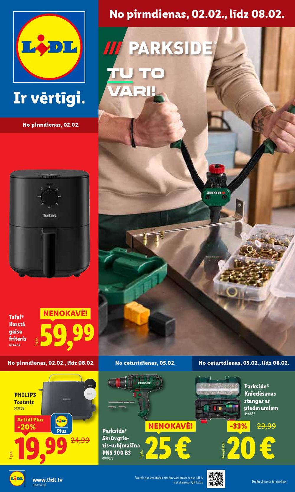 LIDL - Nepārtikas preču piedāvājums (02.02.2026 - 08.02.2026)